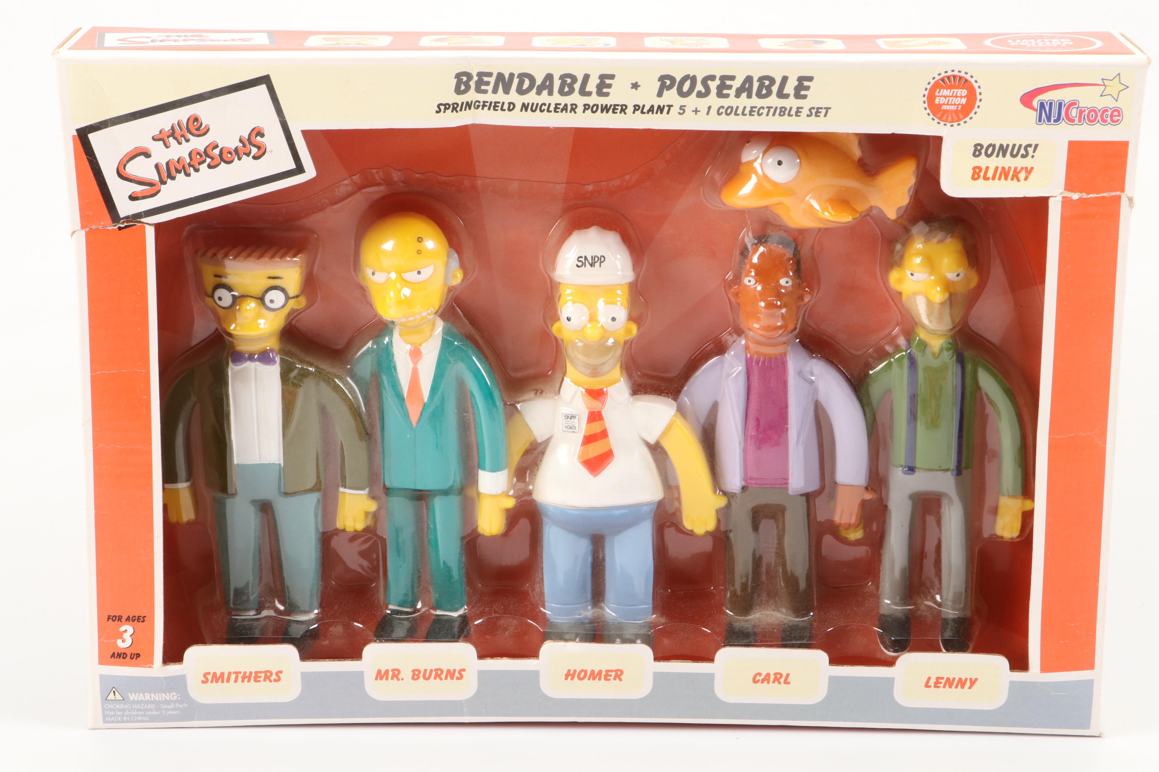 The Simpsons, Mickey Mouse and Friends and More Poseable Figures, Late 20th C.