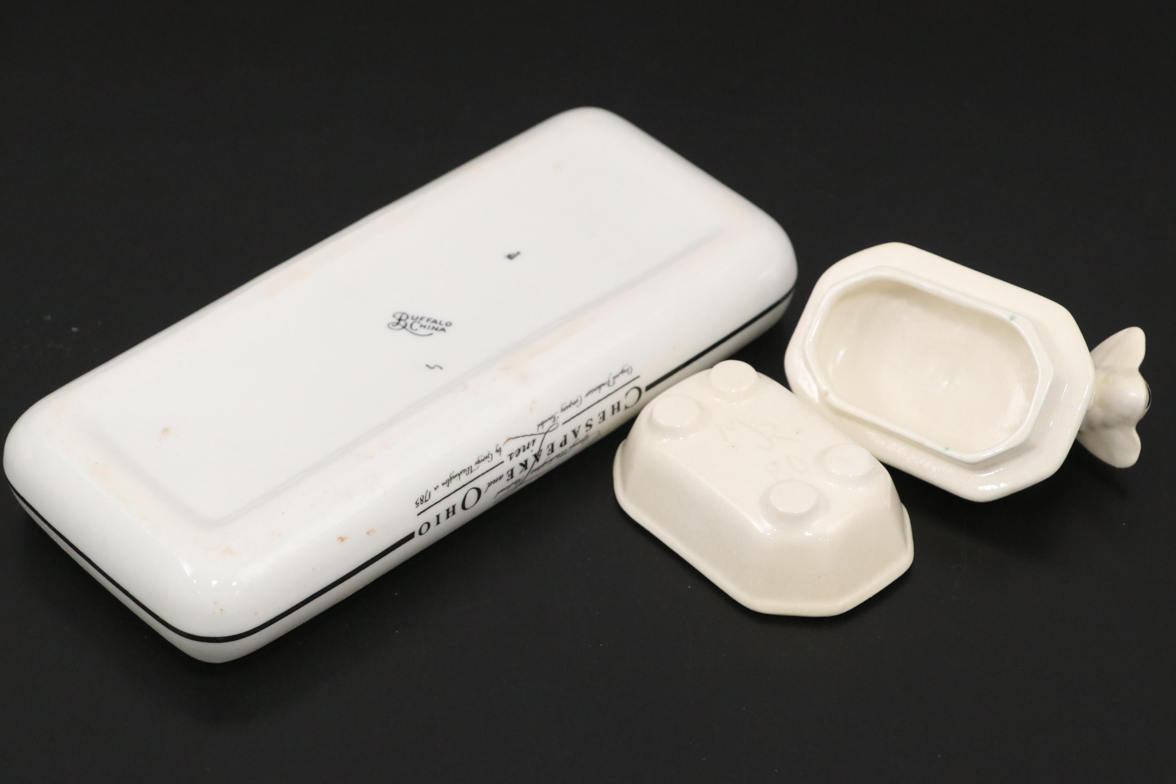 Blue Mountain Pottery Fawn Figurine with Other Decor