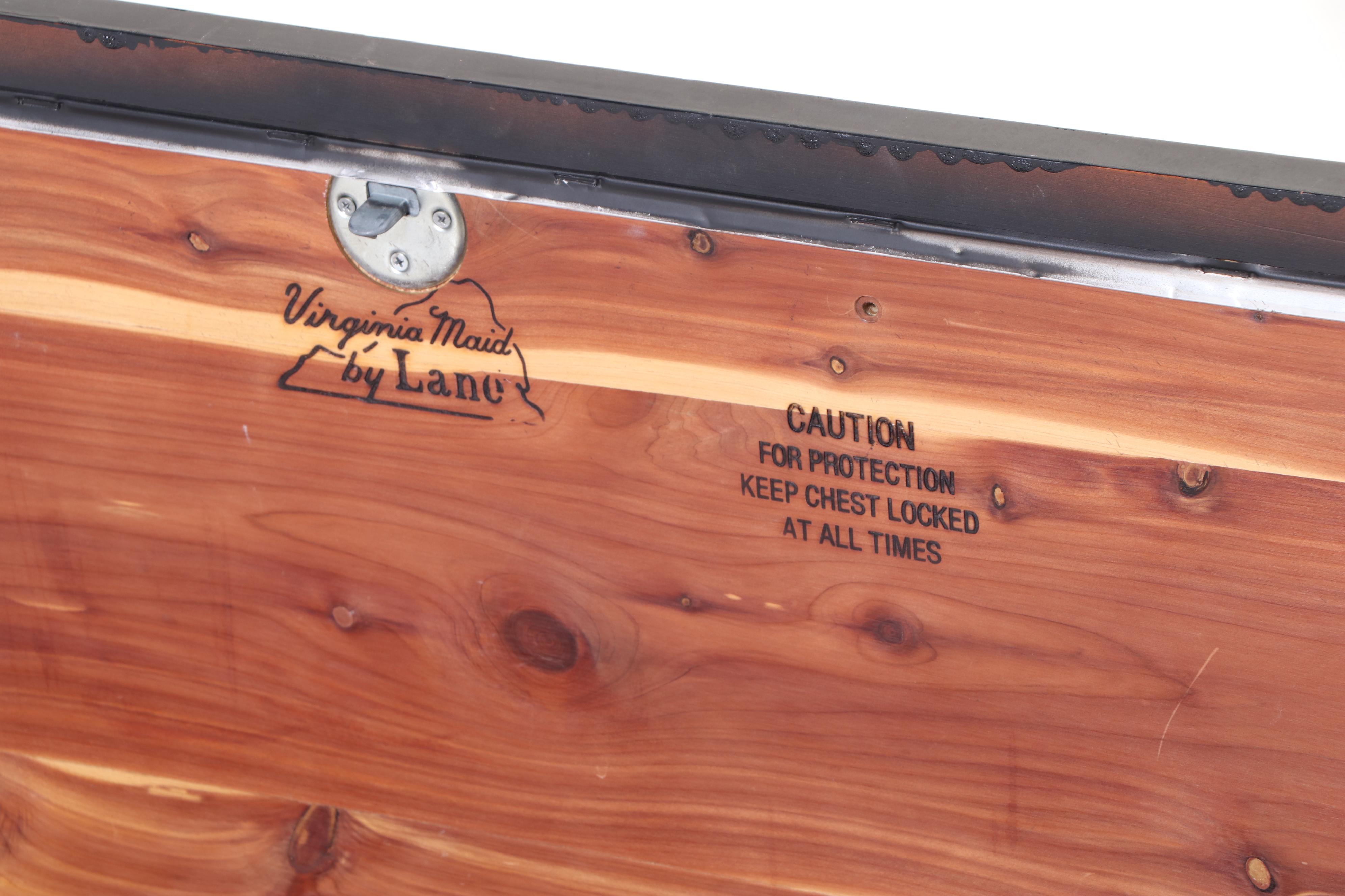 Virginia Maid by Lane Aroma-Tite Cedar Chest with Upholstered Lid Seat