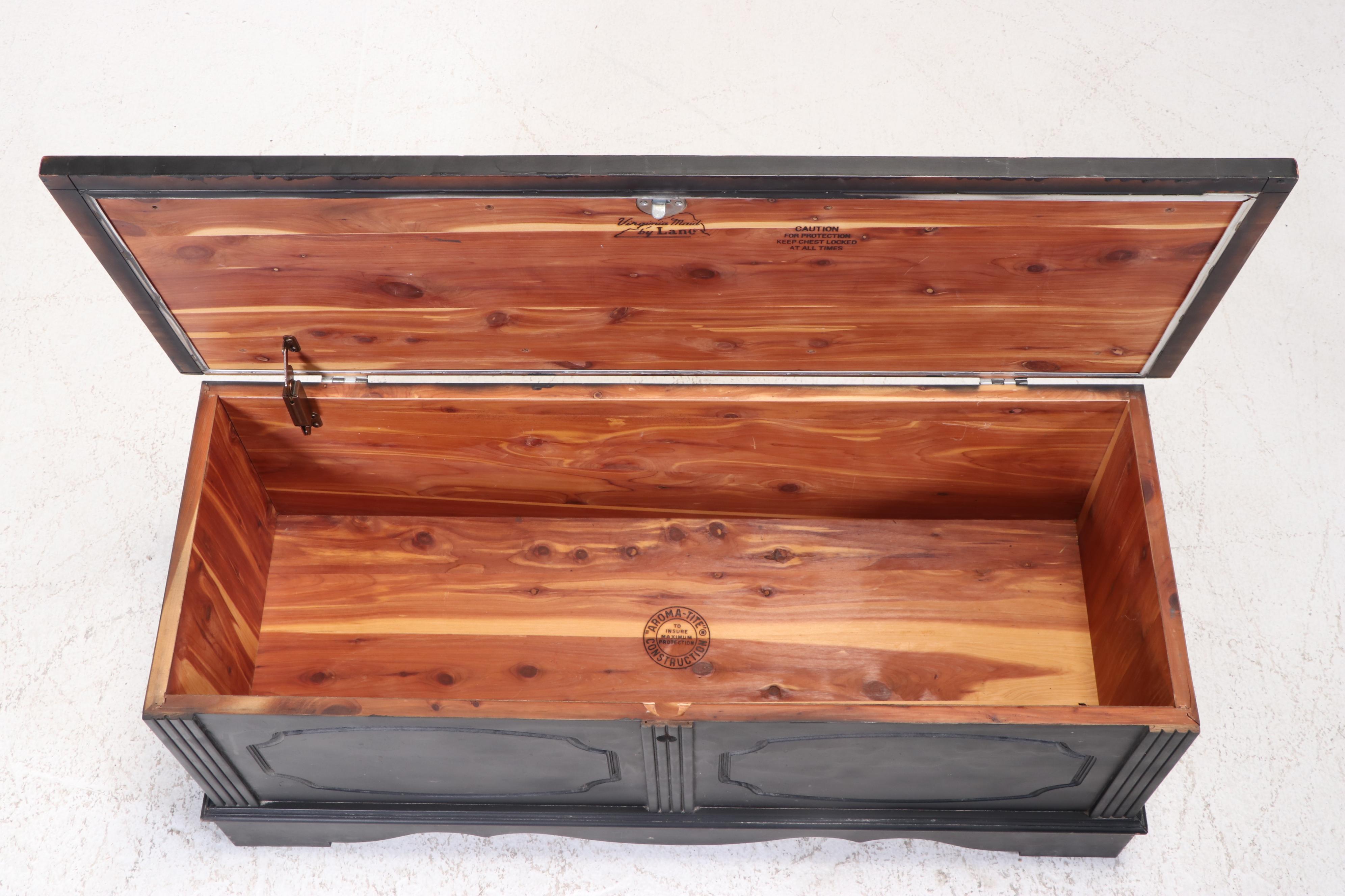 Virginia Maid by Lane Aroma-Tite Cedar Chest with Upholstered Lid Seat