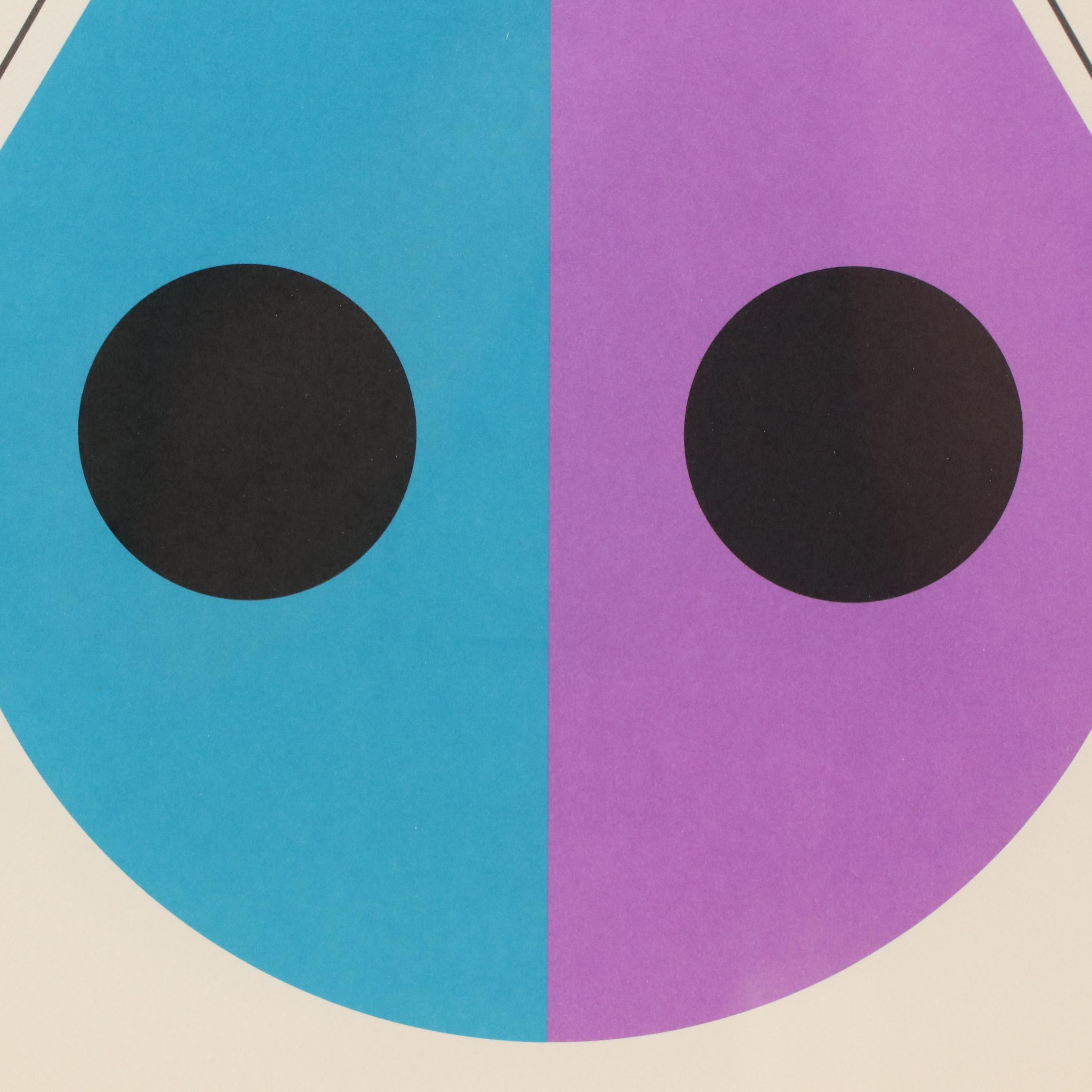 Charley Harper Lithograph Exhibition Poster "Harper, Harper, Harper," 1977