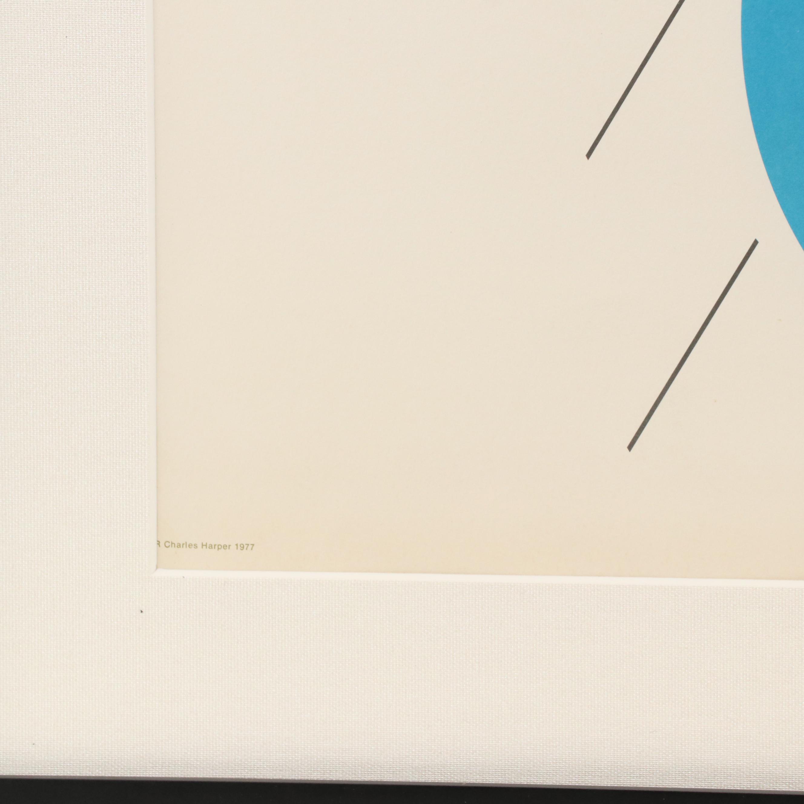 Charley Harper Lithograph Exhibition Poster "Harper, Harper, Harper," 1977