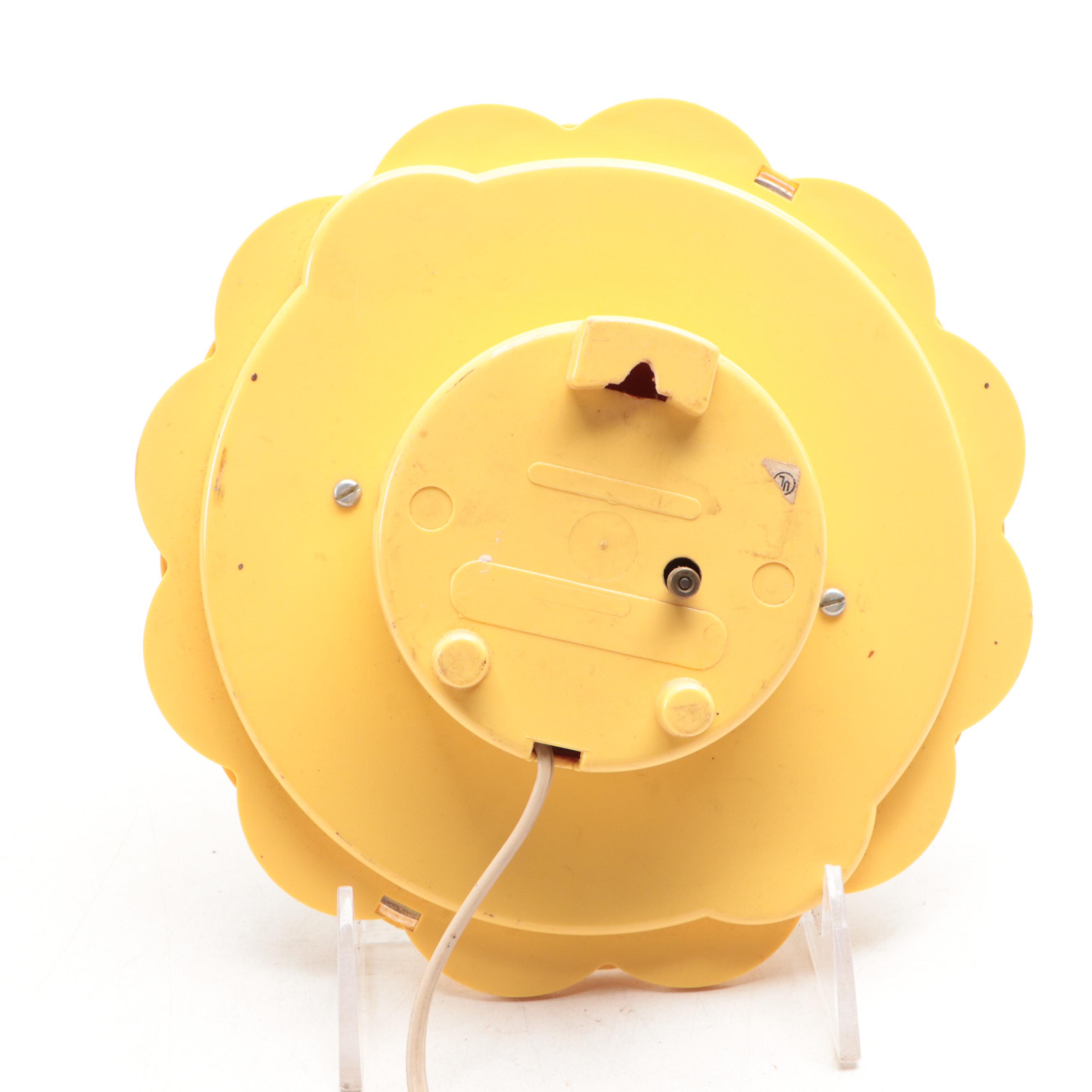 General Electric, Spartus, Telechron and Timex Wall Clocks, 1970s