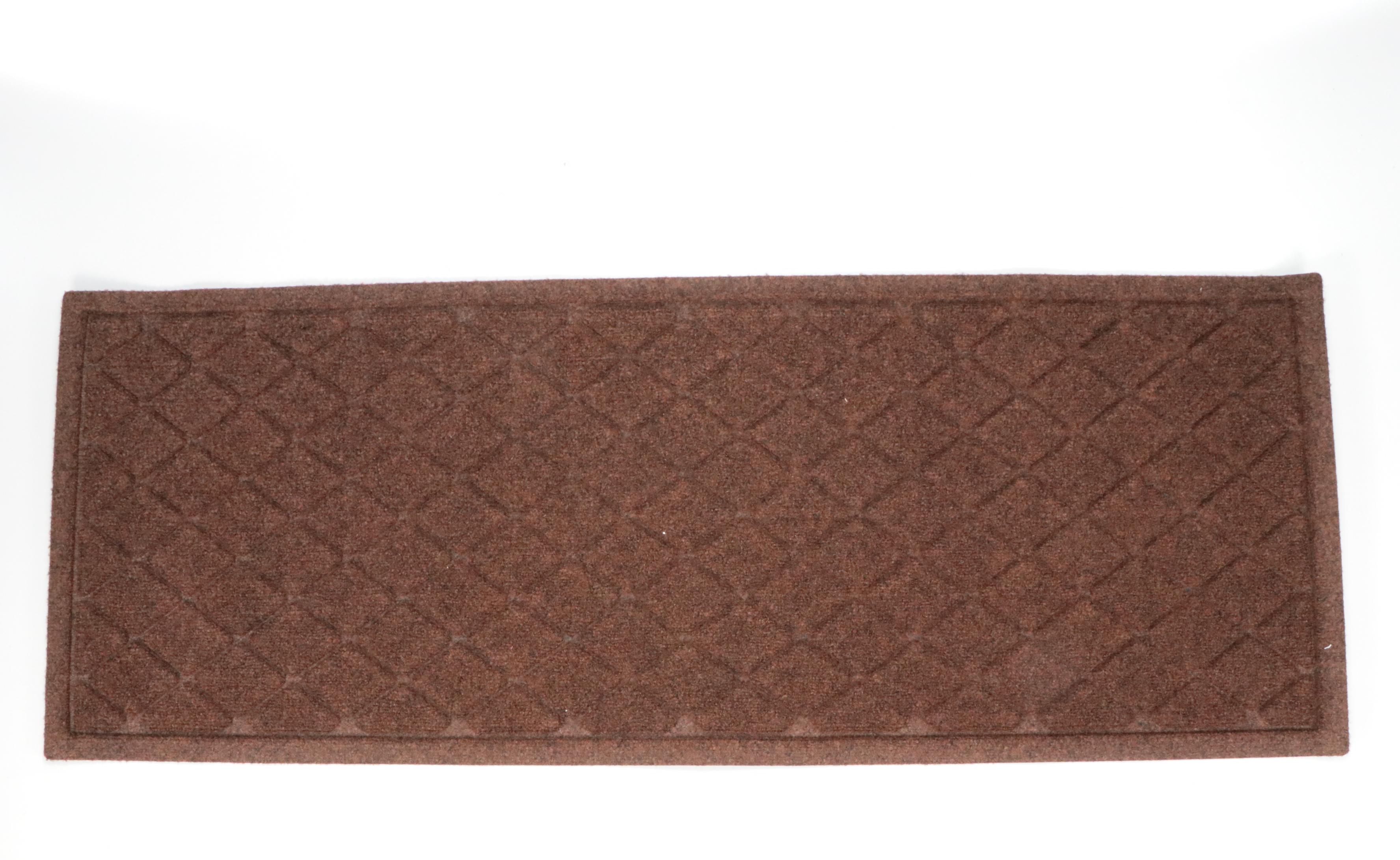 Pair of Machine Made Quilted Water Absorbing Door Mats