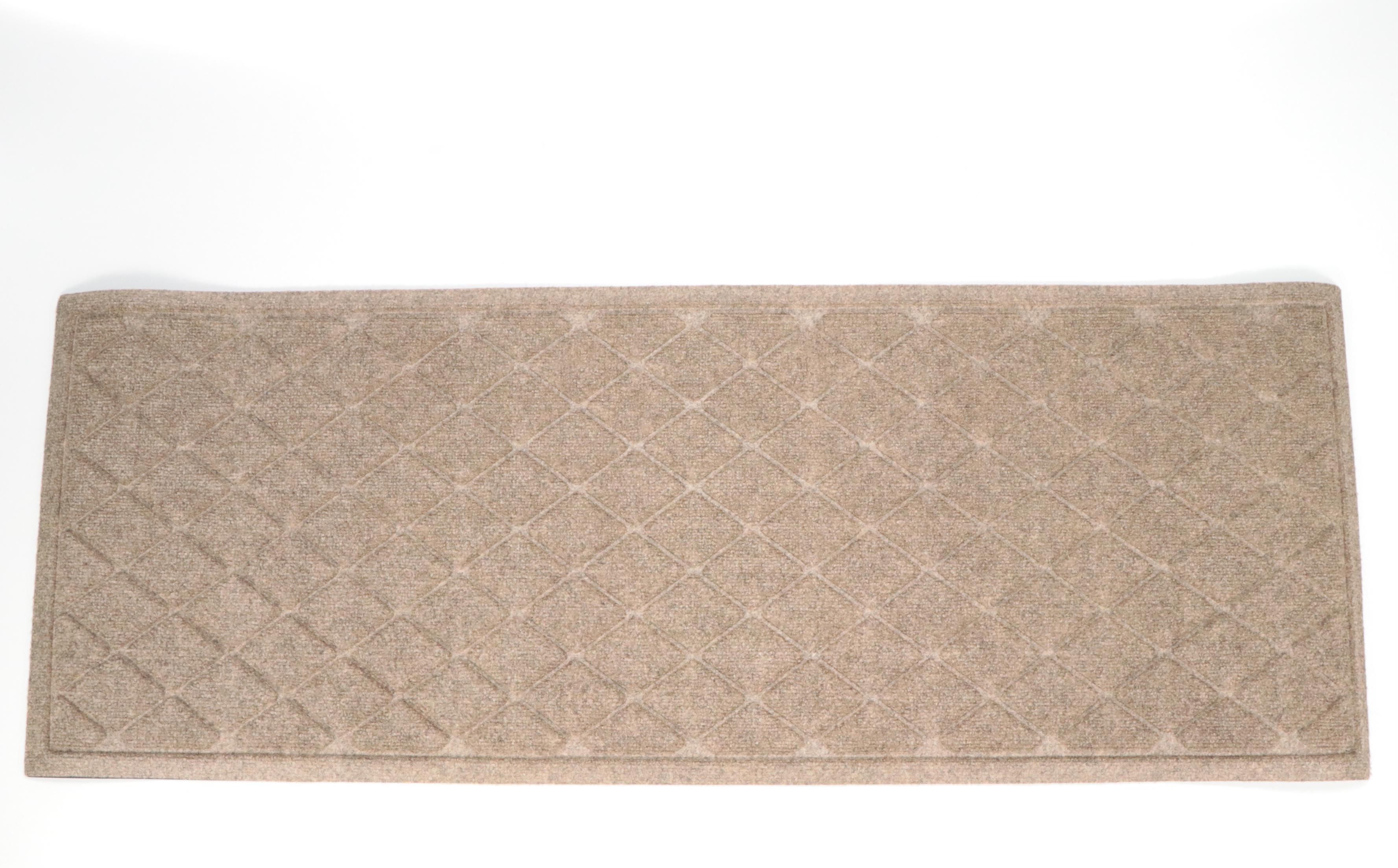 Pair of Machine Made Quilted Water Absorbing Door Mats