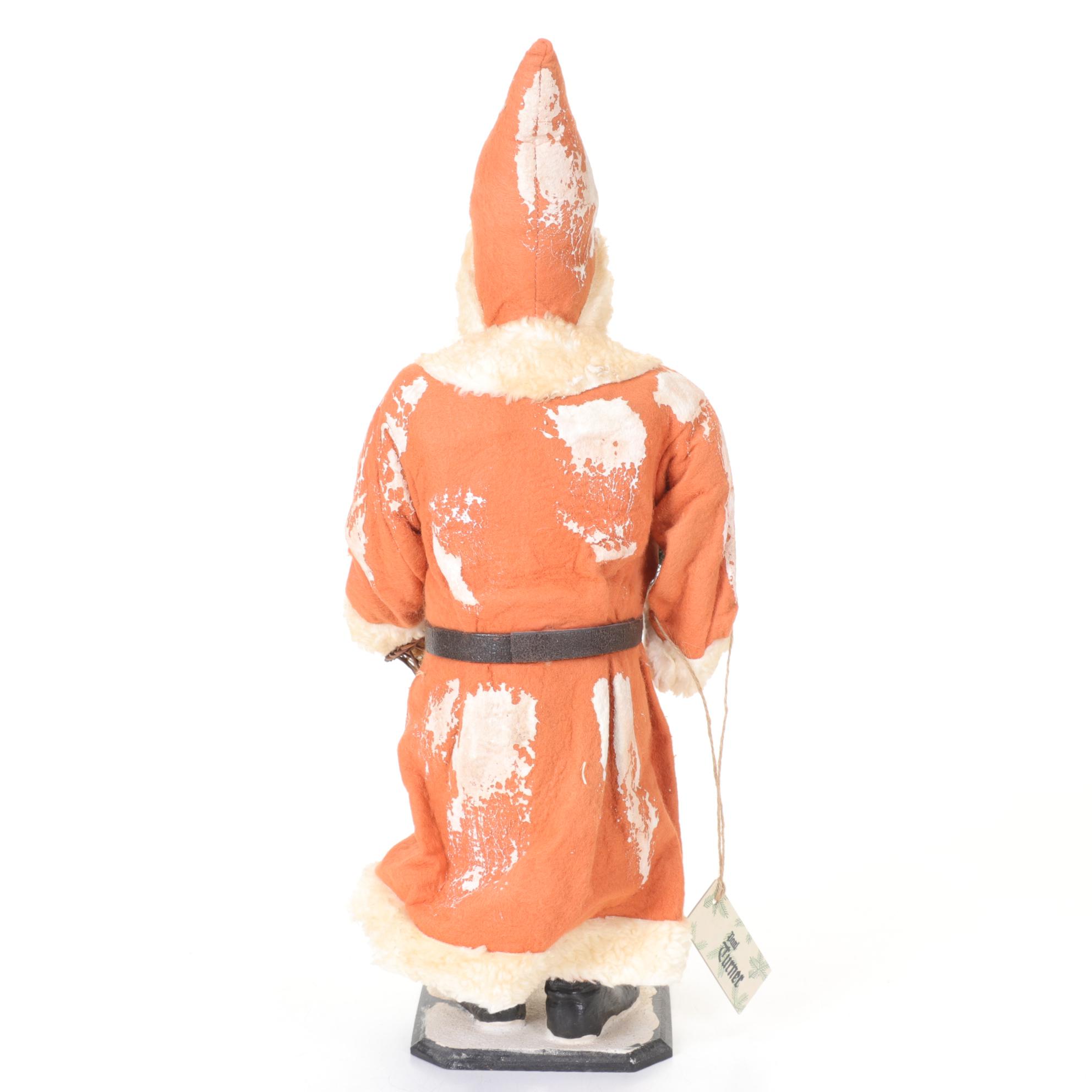 Handmade German Santa Figurine by Paul Turner, 2015