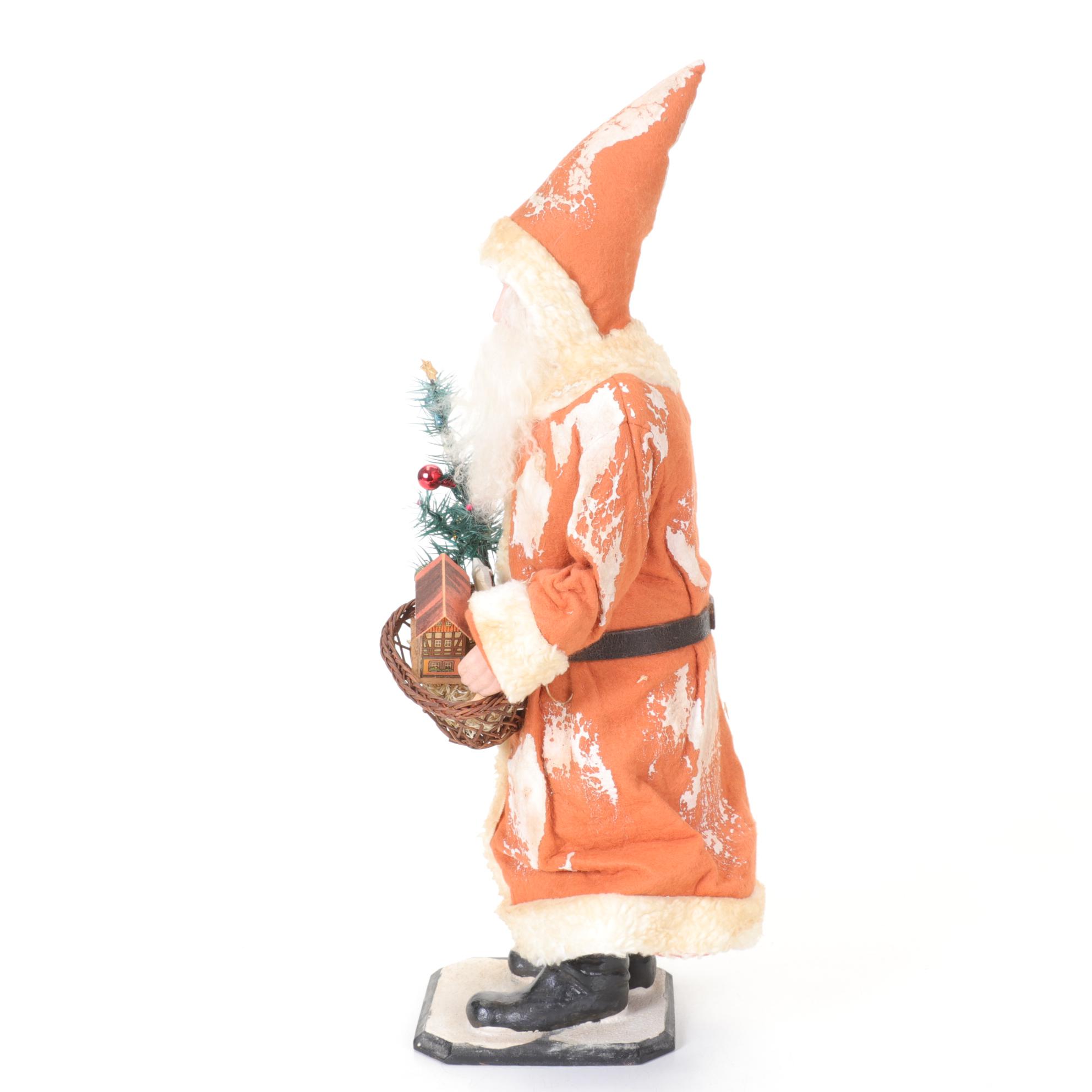 Handmade German Santa Figurine by Paul Turner, 2015