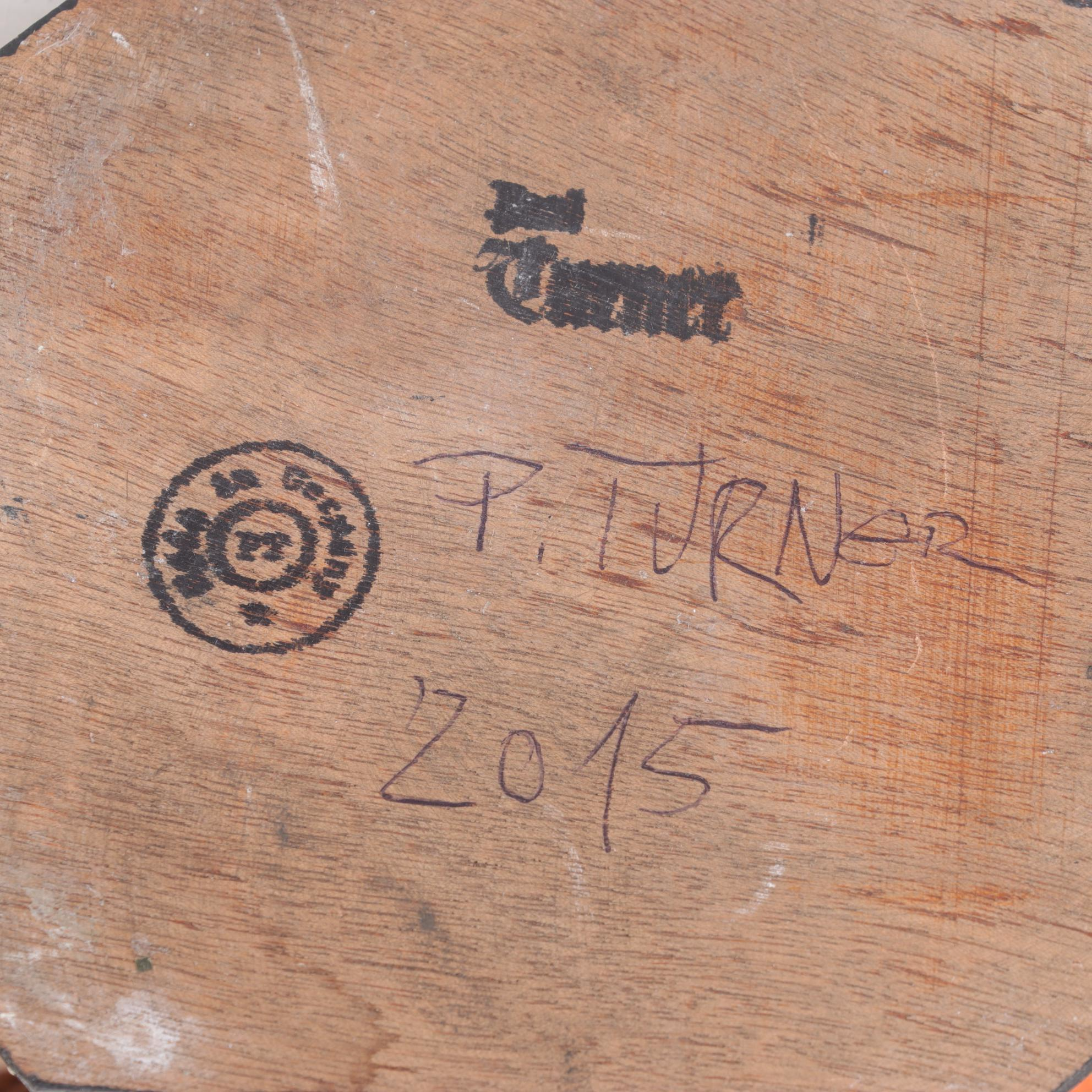 Handmade German Santa Figurine by Paul Turner, 2015