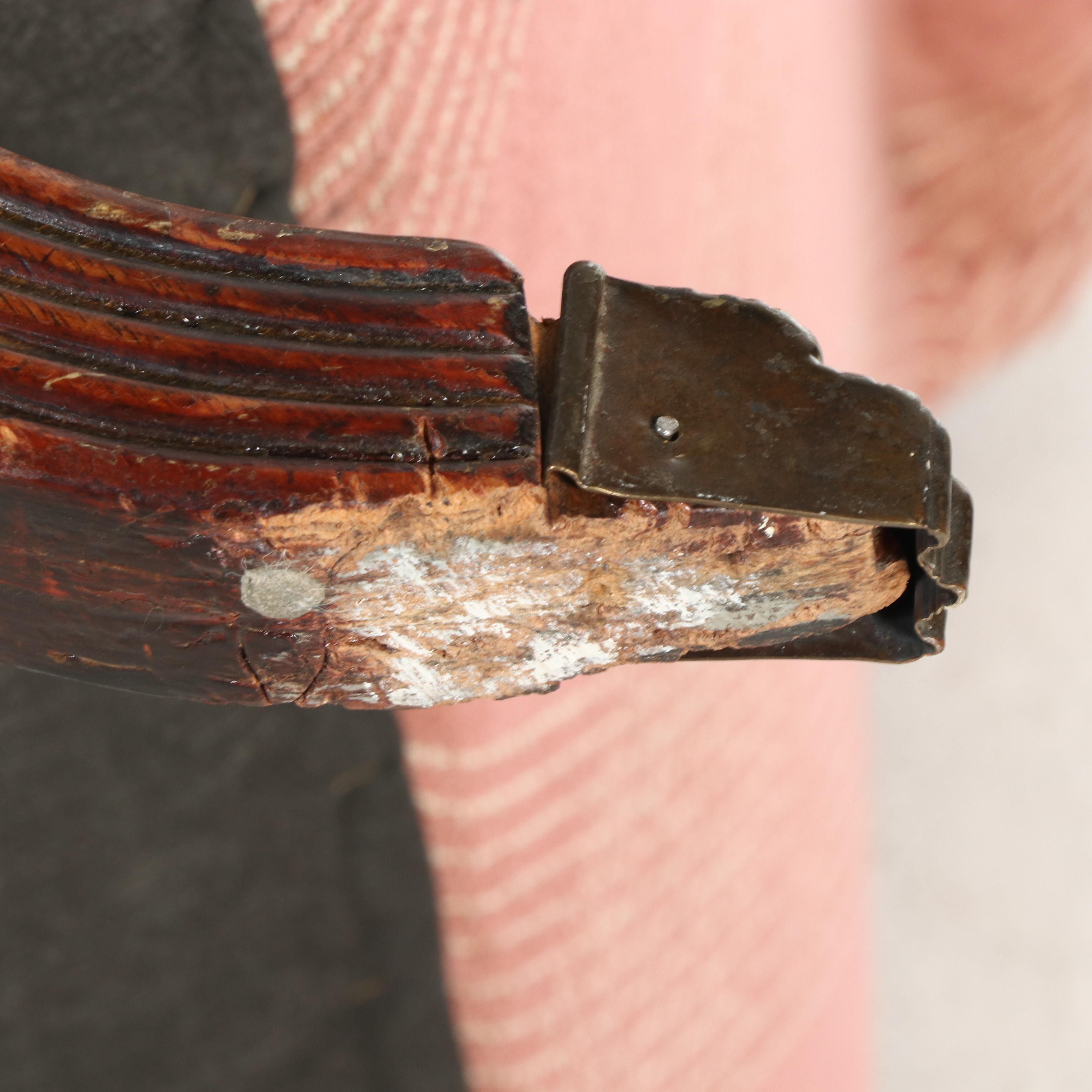 Regency Style Custom Velvet Upholstered Loveseat