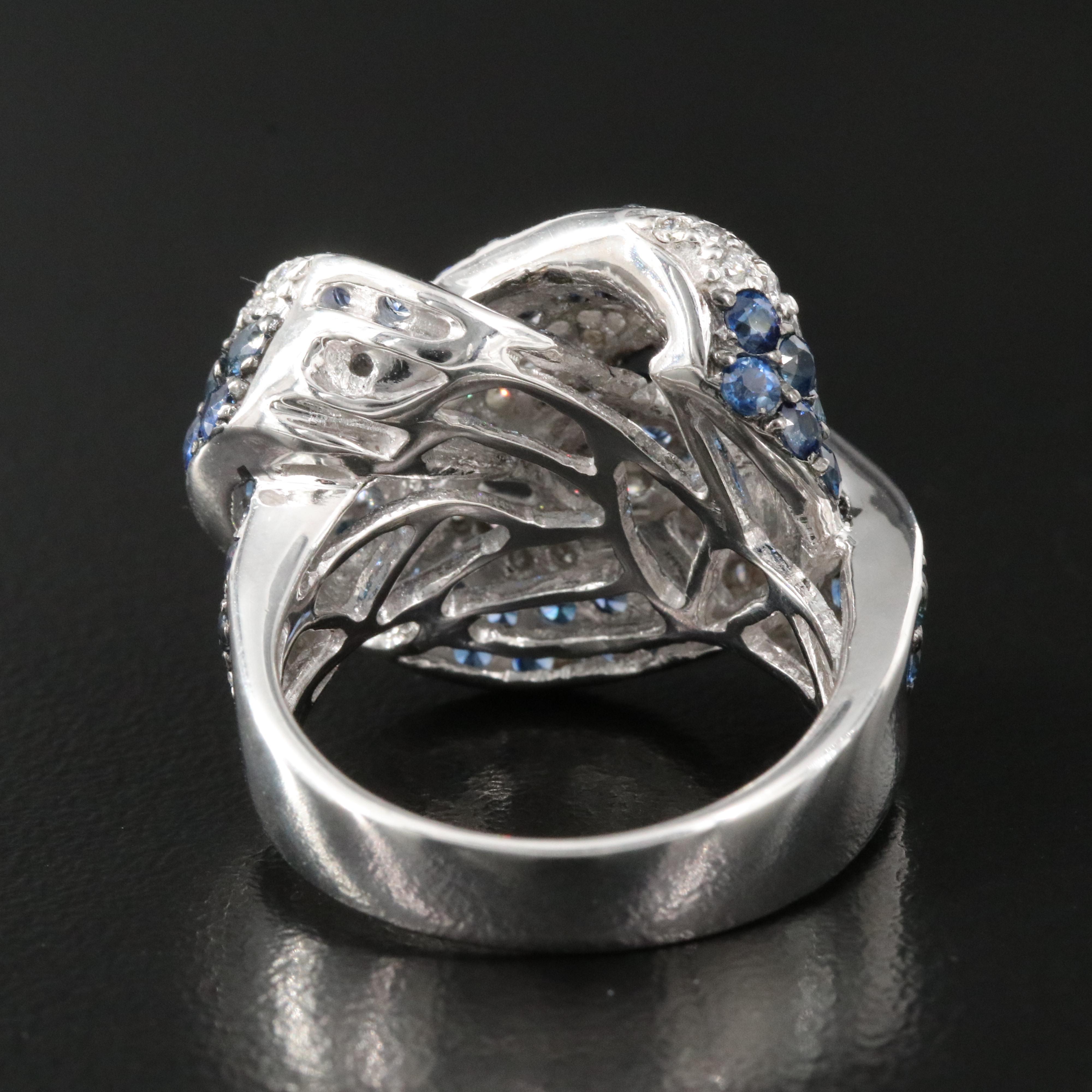 Le Vian 14K Sapphire and Diamond Knot  Ring