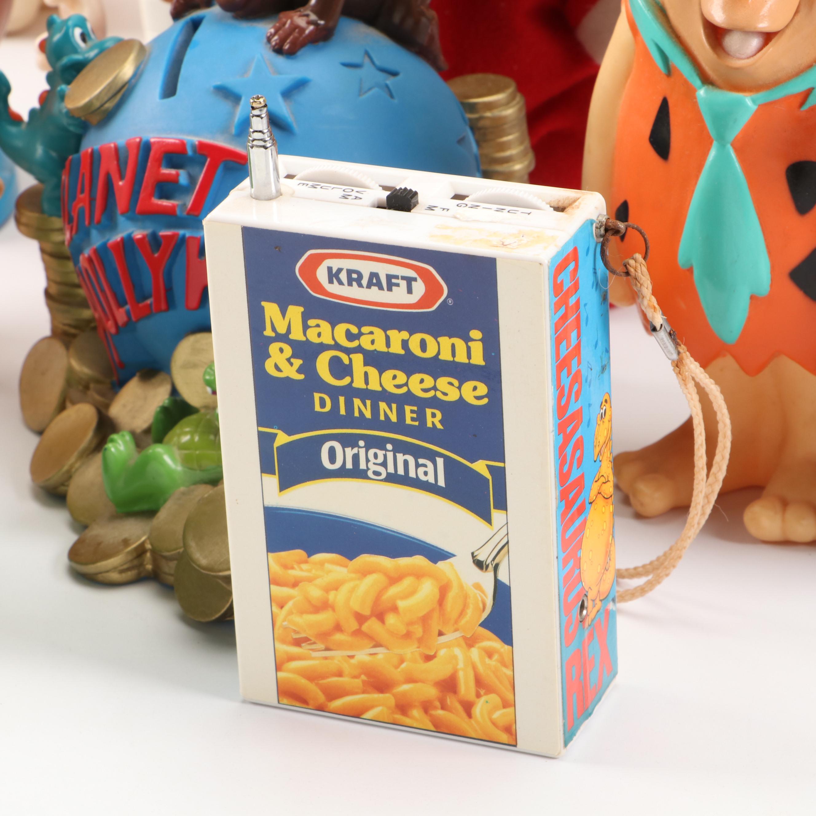 Kraft Mac N Cheese Transistor Radio, Mr Potato Head, and More Collectibles