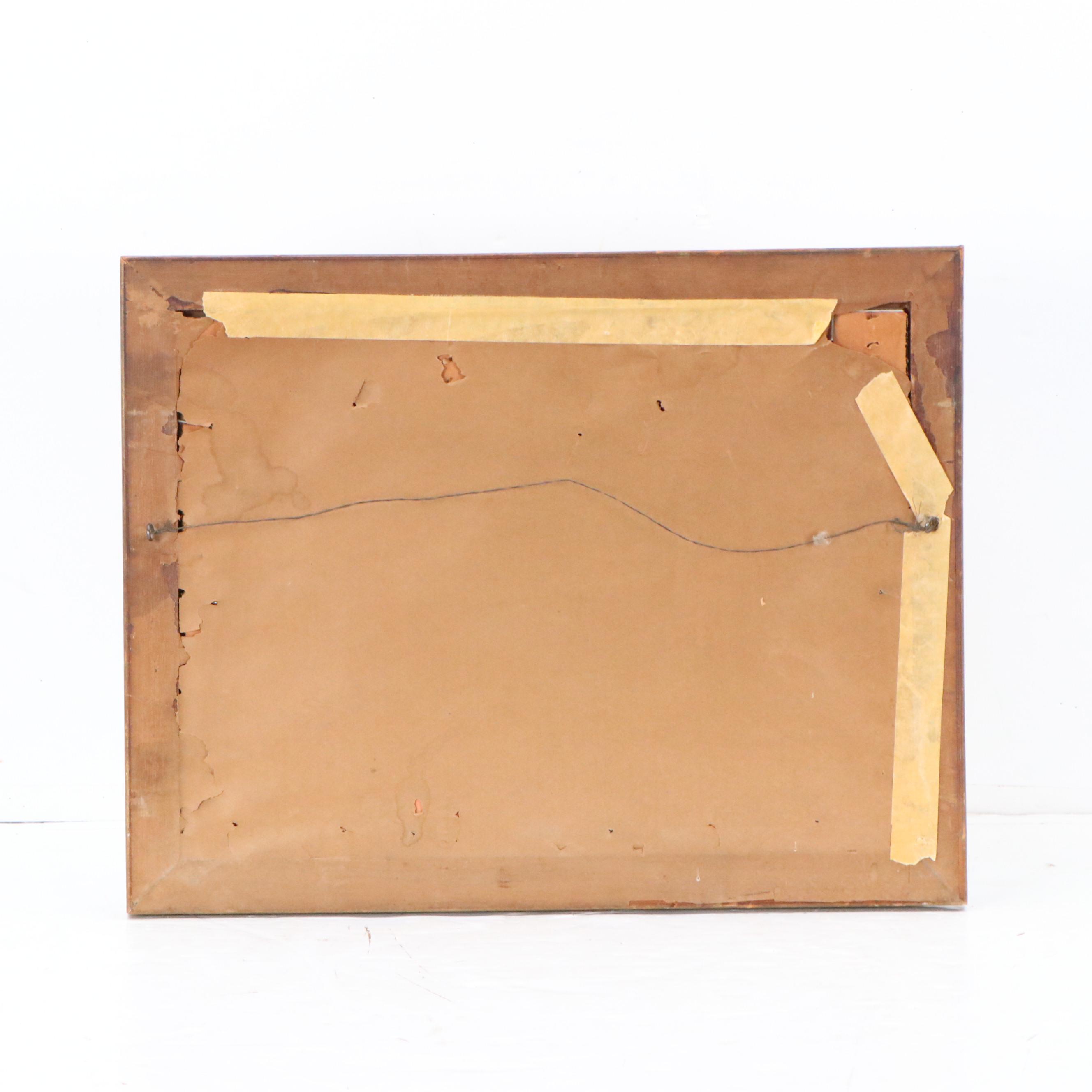 Offset Lithograph After Chester K. Van Nortwick "Love's Meditation" Early 20th C