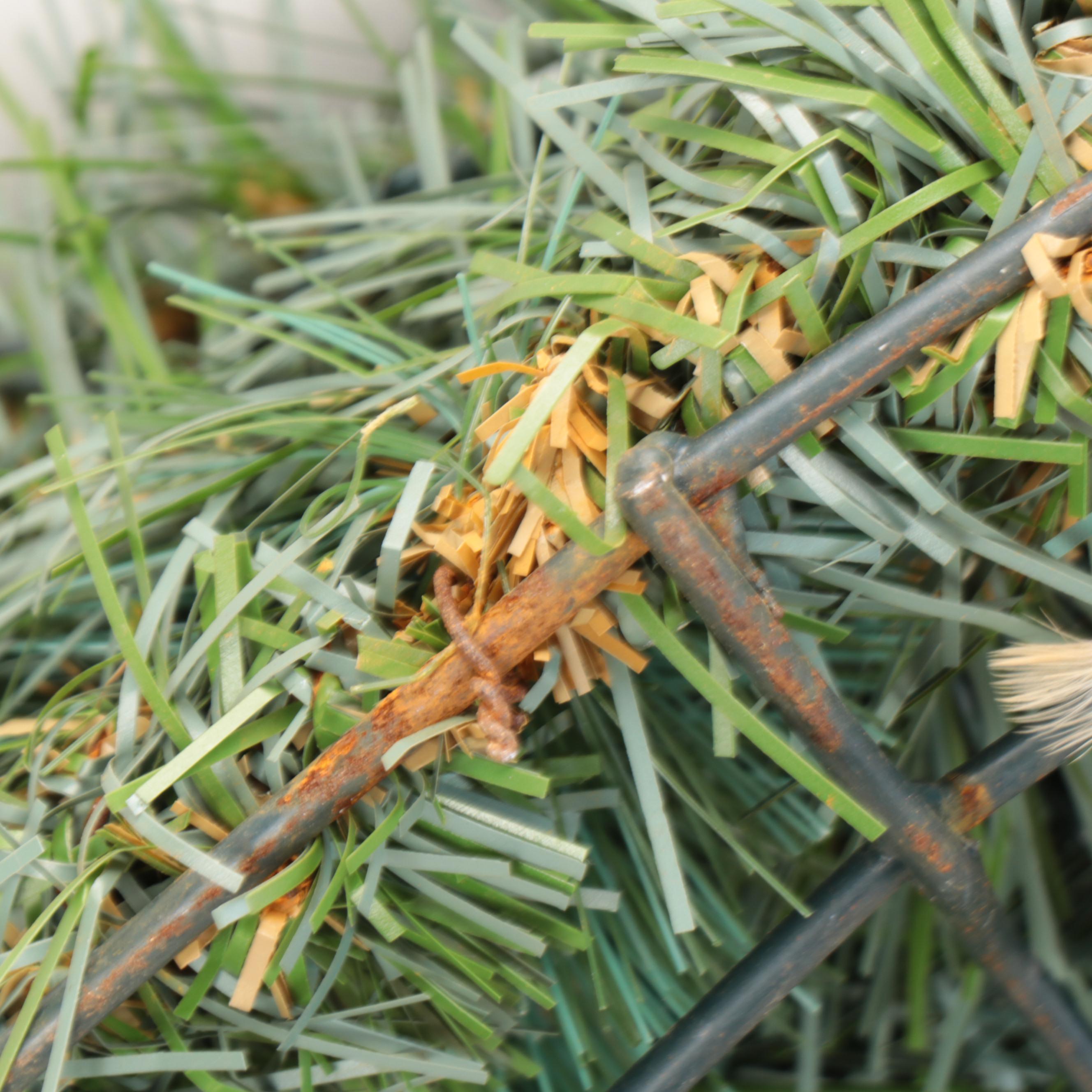 Faux Fir Pre-Lit LED Wreath and Plain Wreath
