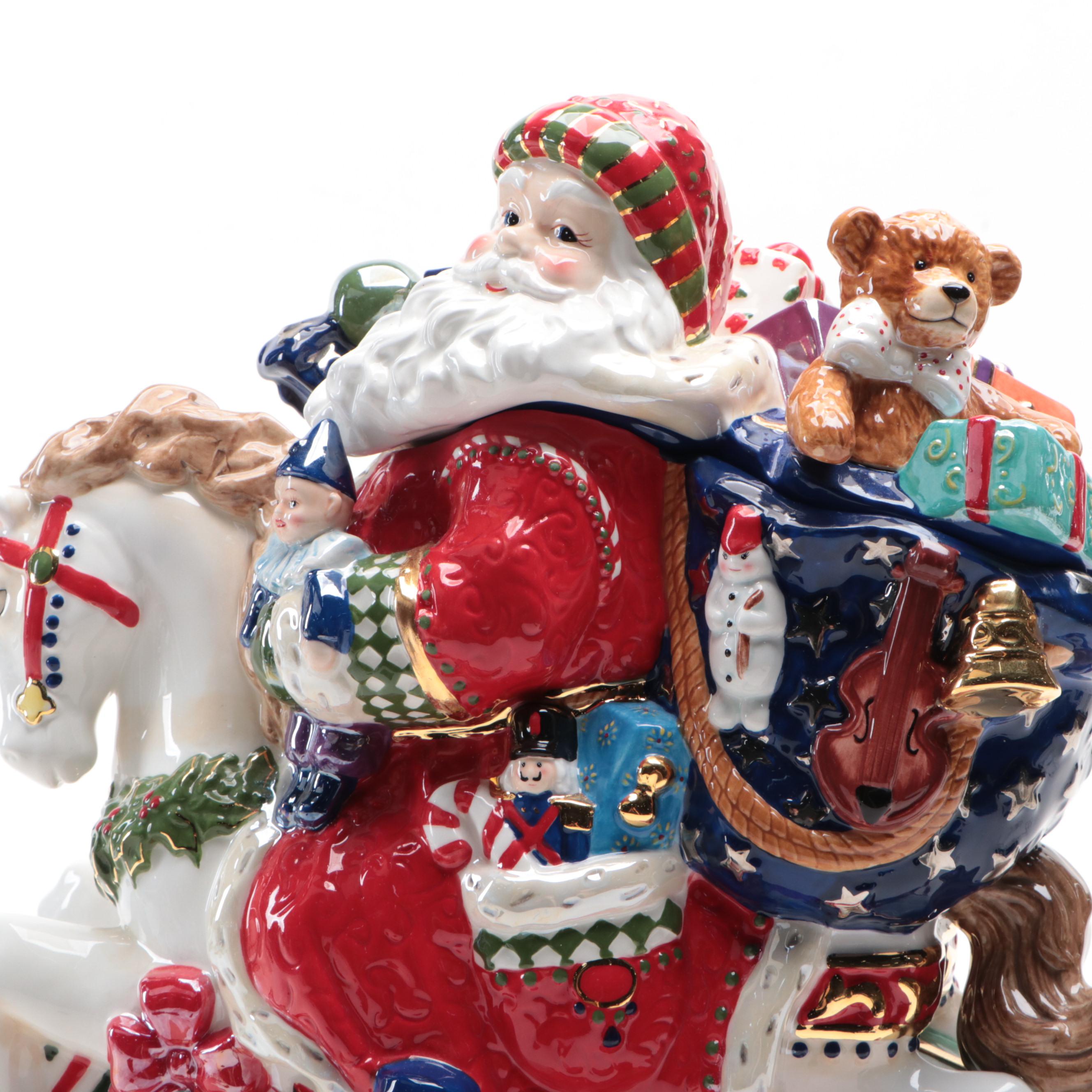 Christopher Radko "Merry Mount Magic" Ceramic Cookie Jar