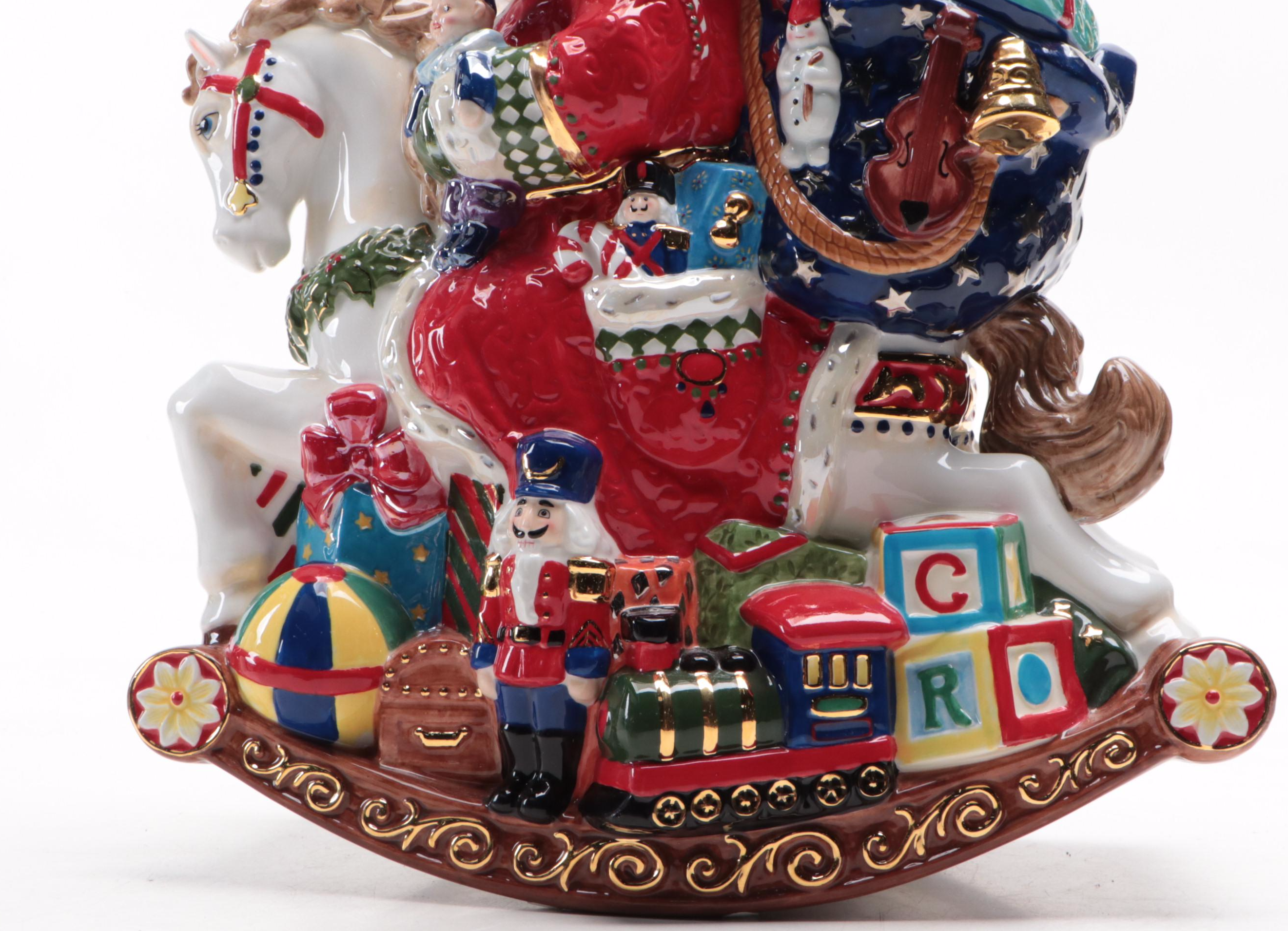 Christopher Radko "Merry Mount Magic" Ceramic Cookie Jar