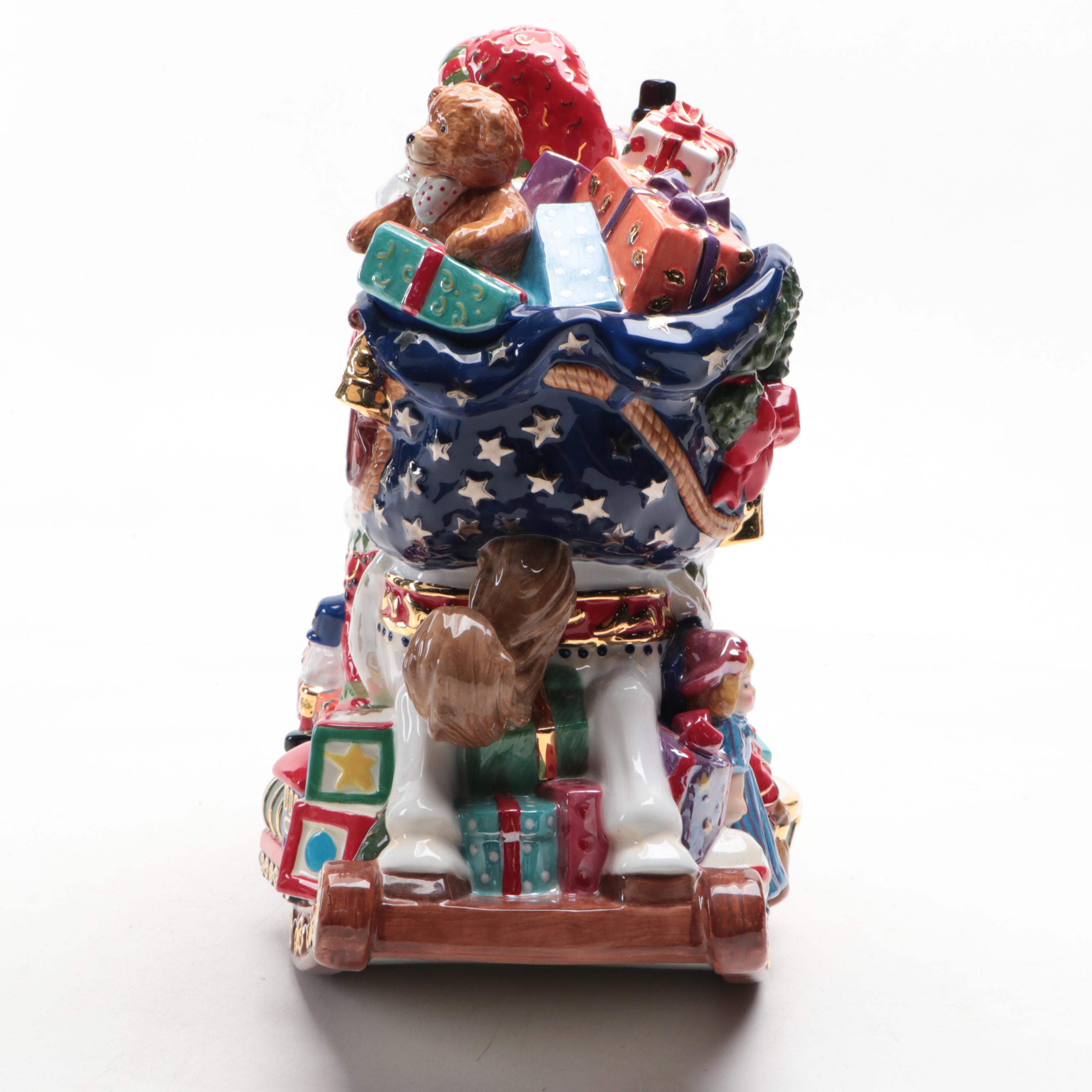 Christopher Radko "Merry Mount Magic" Ceramic Cookie Jar