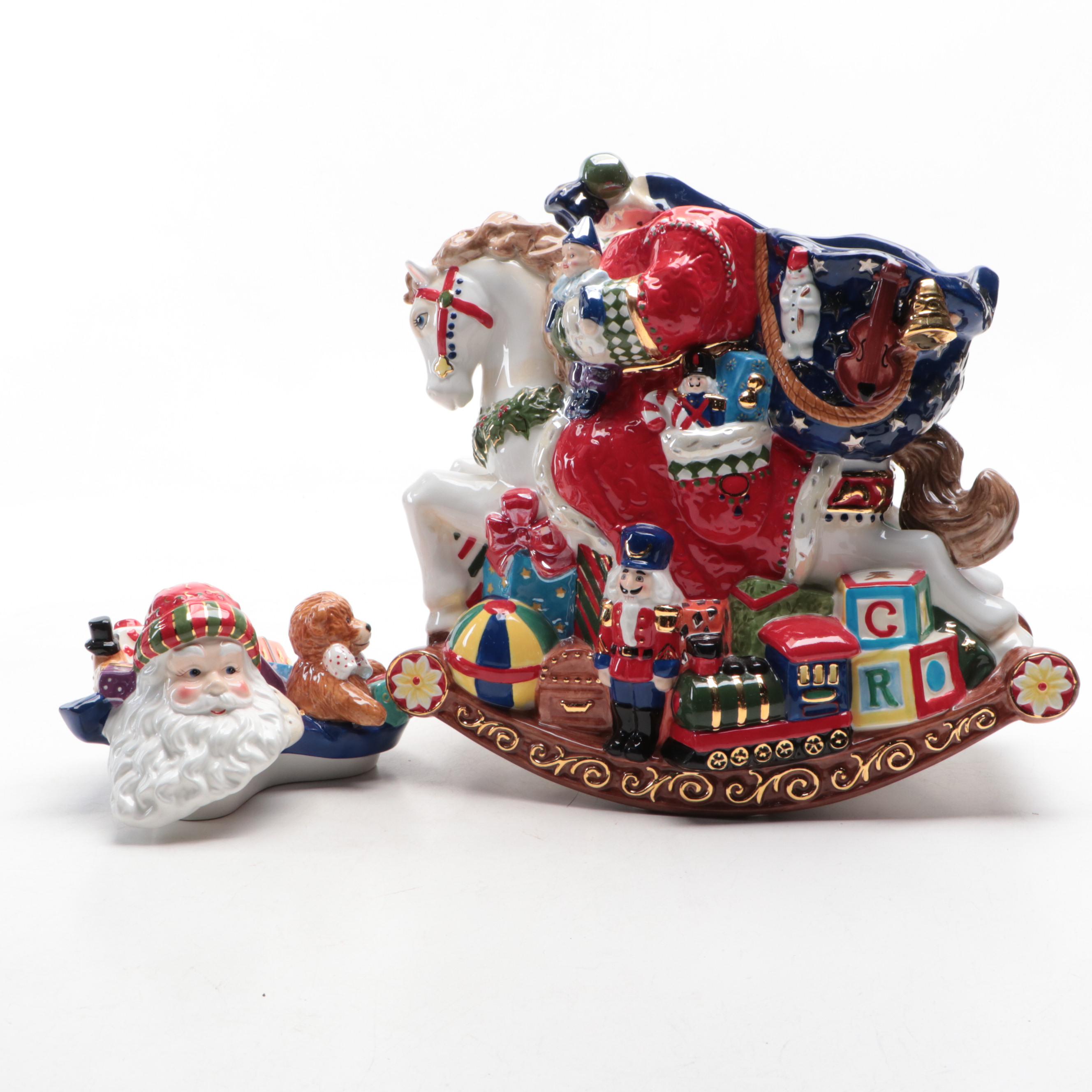 Christopher Radko "Merry Mount Magic" Ceramic Cookie Jar