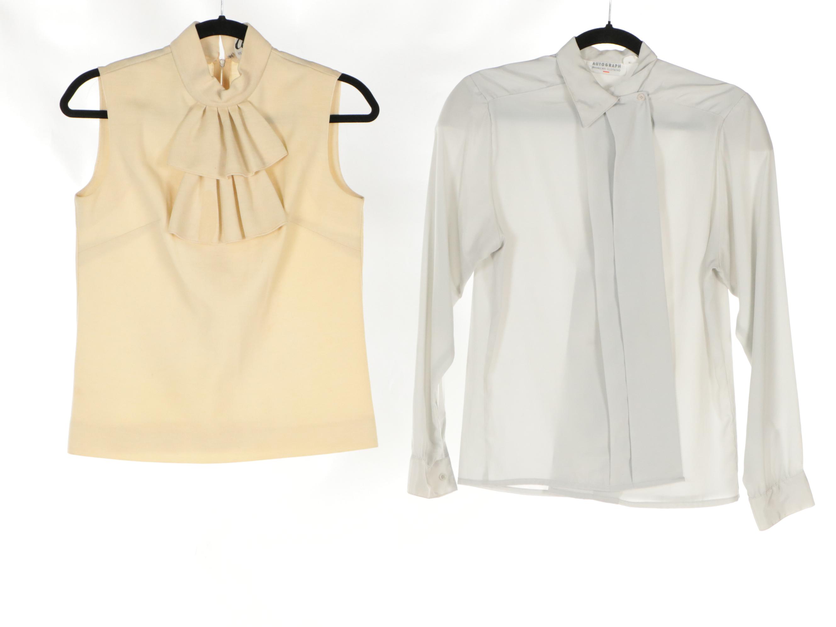 Salvatore Ferragamo Jacket, Autograph Blouse, Georgiou Studio Pants & More