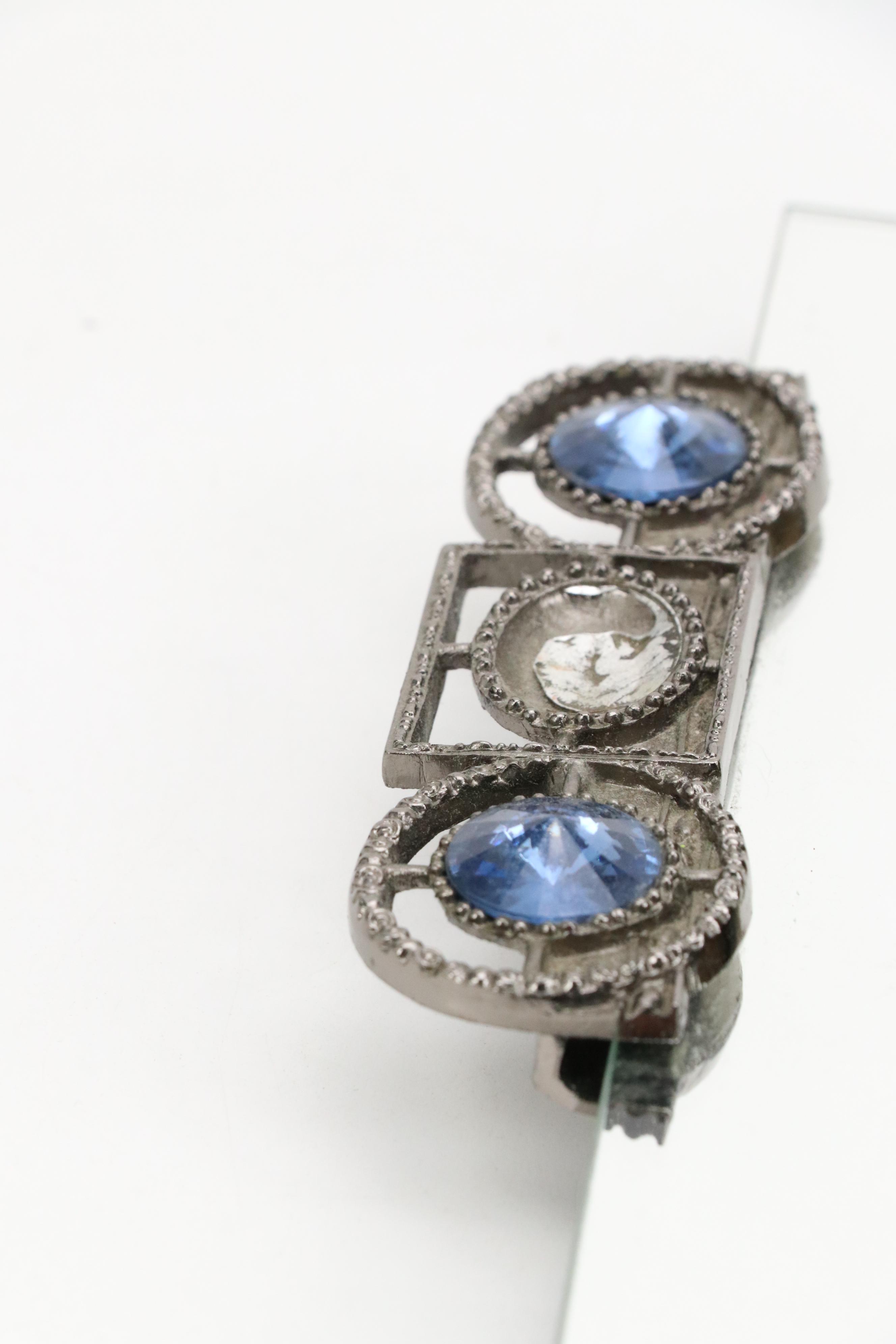 Jay Strongwater Embellished and Enameled Tulip Clock and More Desk Accessories