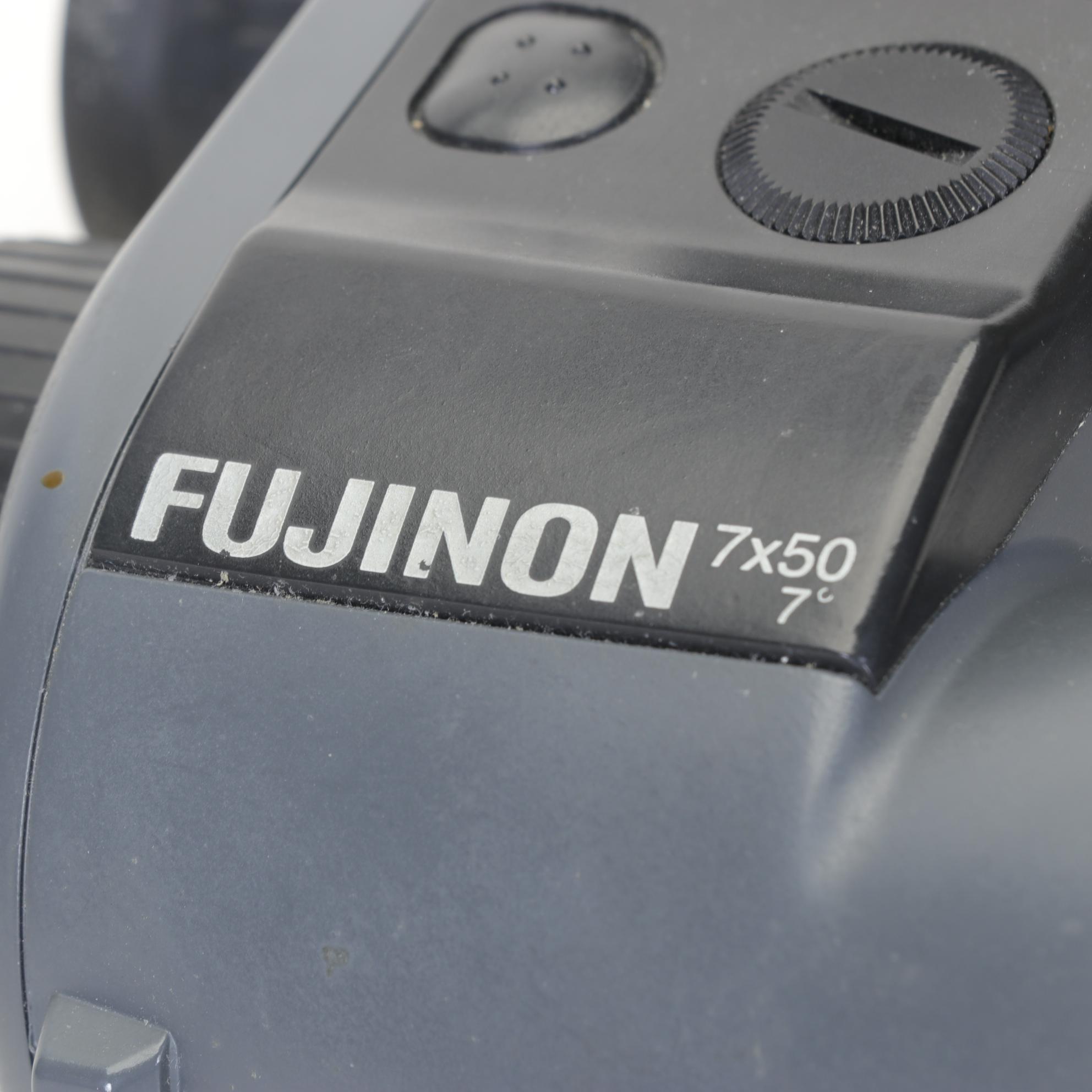 Pair of Waterproof Fujinon Binoculars with Internal Compass