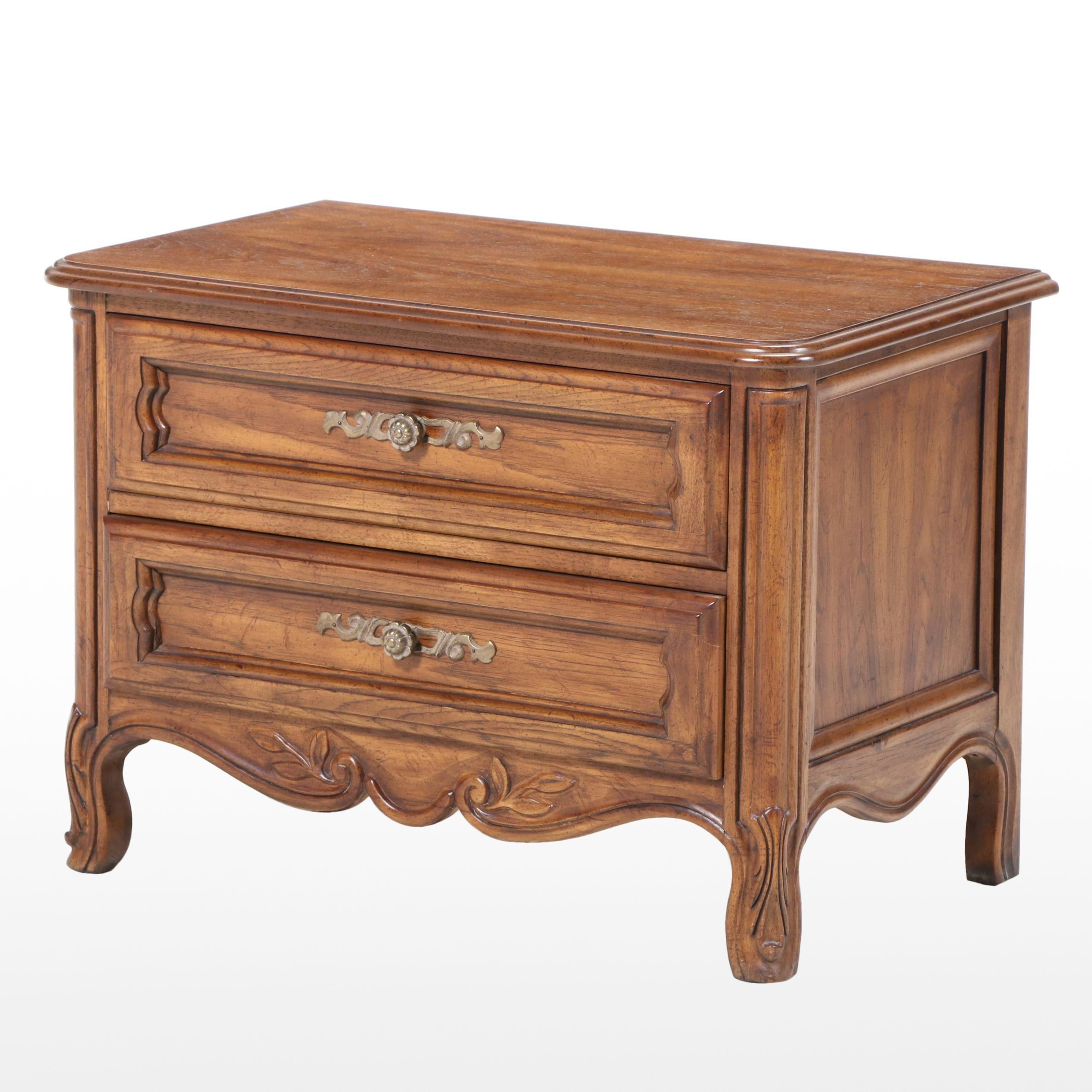 Drexel-Heritage Cabernet Oak Two Drawer Nightstand