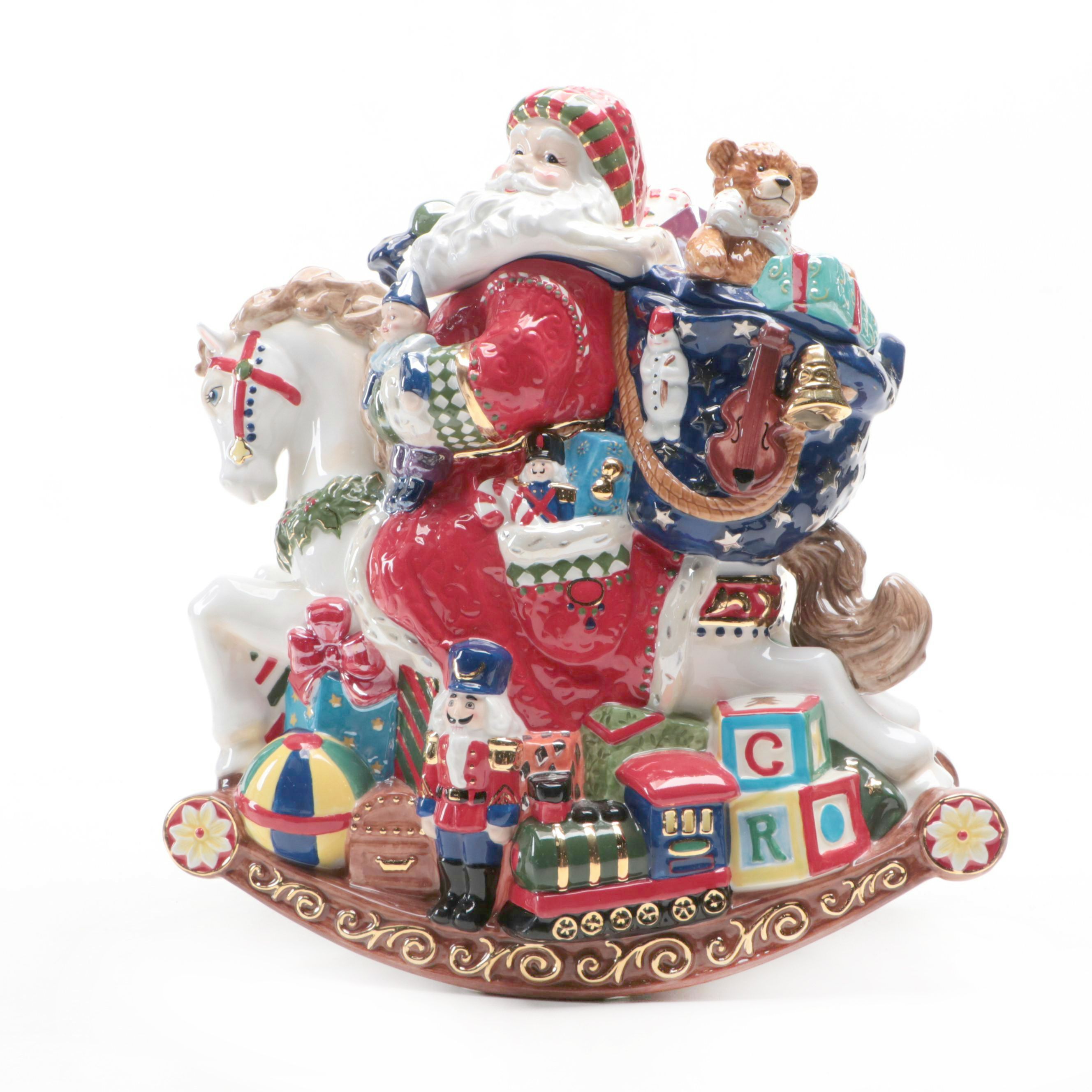 Christopher Radko "Merry Mount Magic" Ceramic Cookie Jar