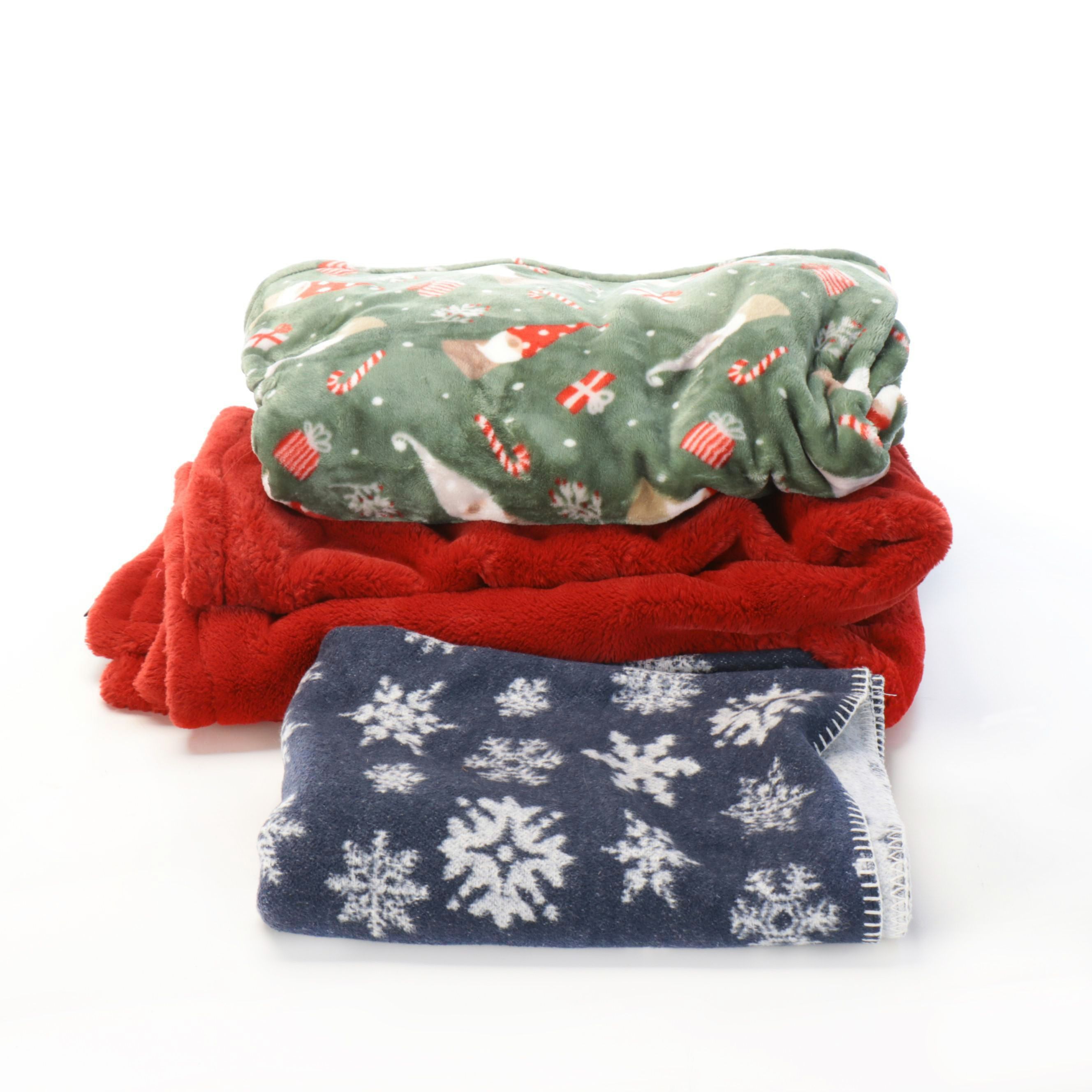 Berkshire, Rachel Roy, and Other Fleece Throw Blankets