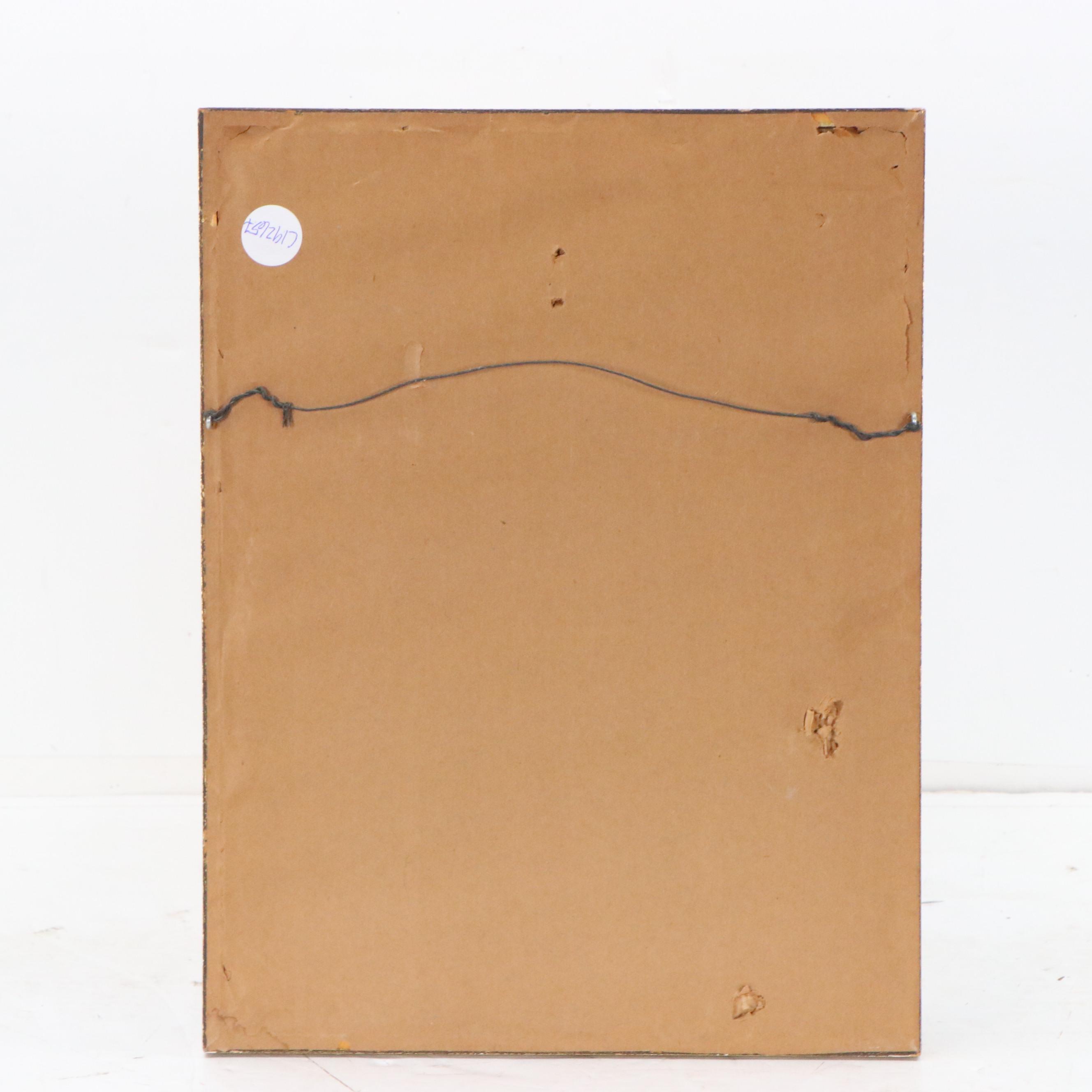 Salvador Dalí Restrike Sanguine Etching "Autumn"