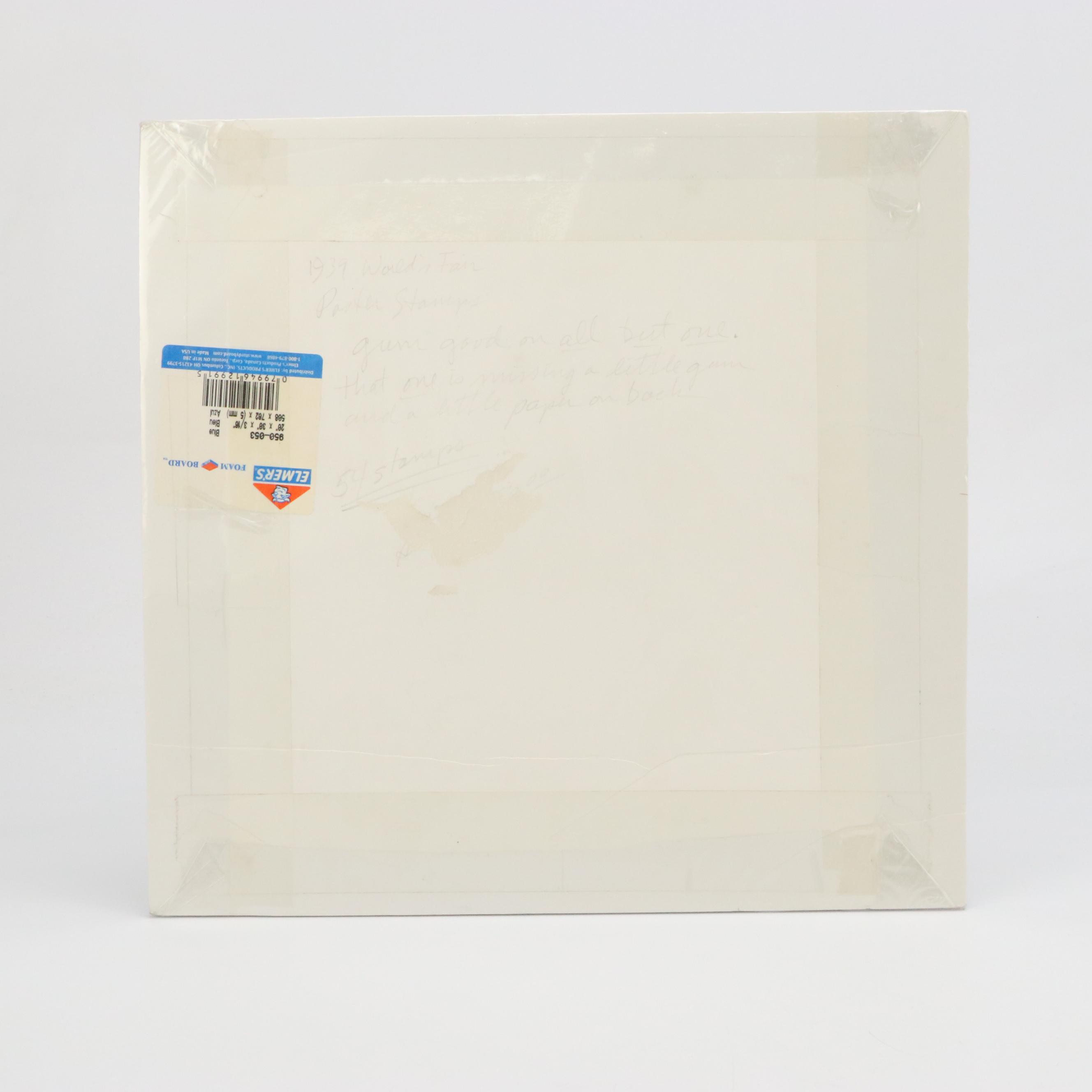 1939 World's Fair Poster Stamps, Lamp, Felt Panel, Bank and More