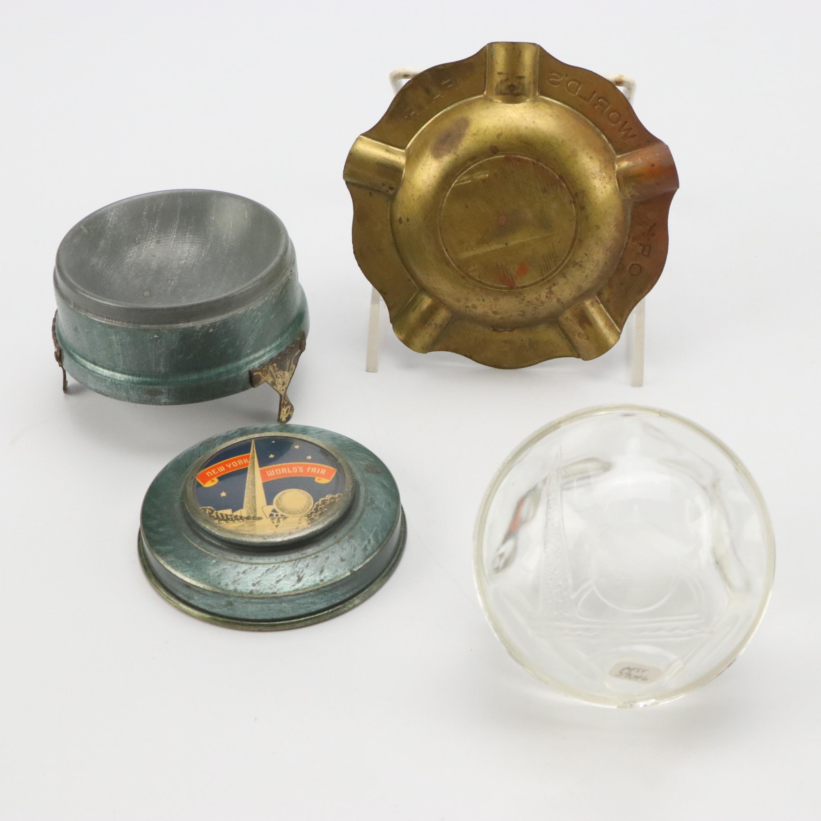 1939 World's Fair Poster Stamps, Lamp, Felt Panel, Bank and More