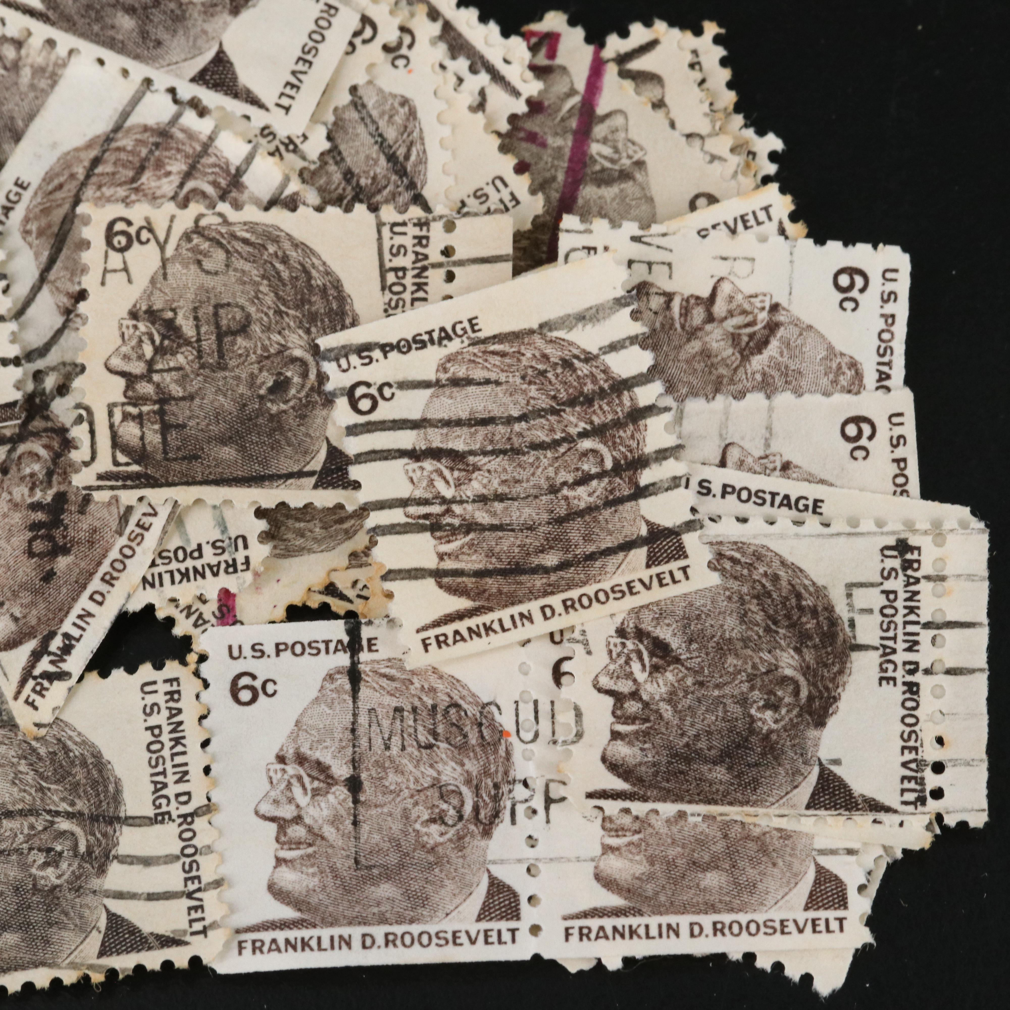 Large Assortment of Vintage U.S. Postage Stamps