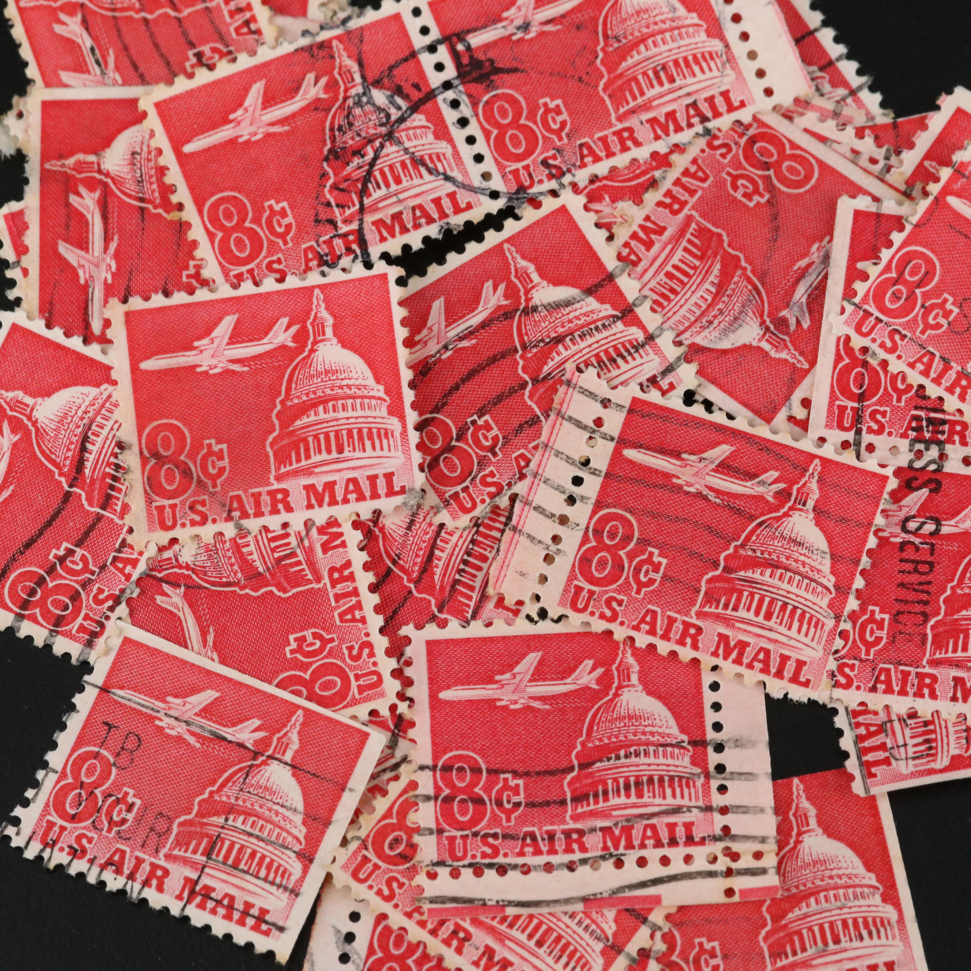 Large Assortment of Vintage U.S. Postage Stamps
