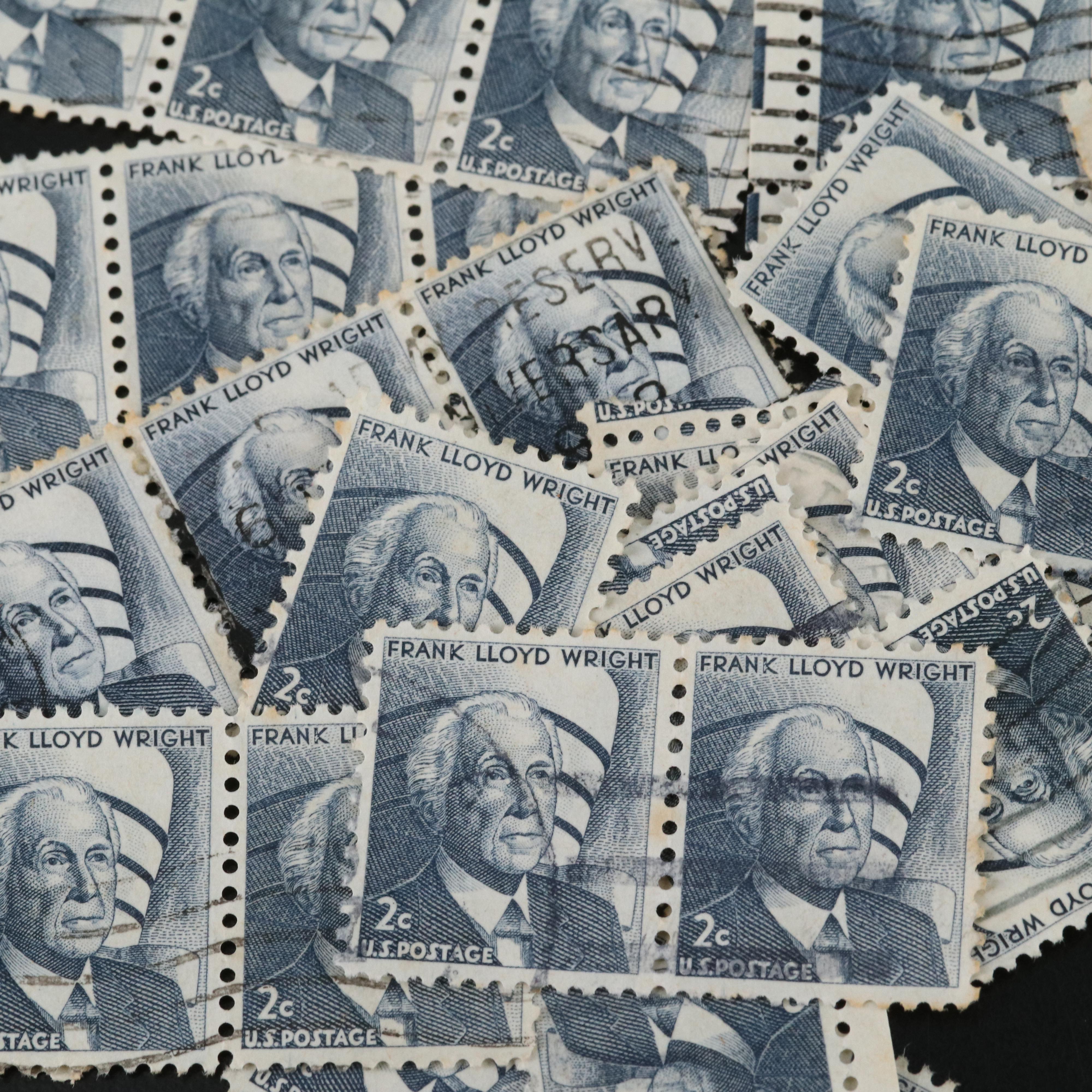 Large Assortment of Vintage U.S. Postage Stamps