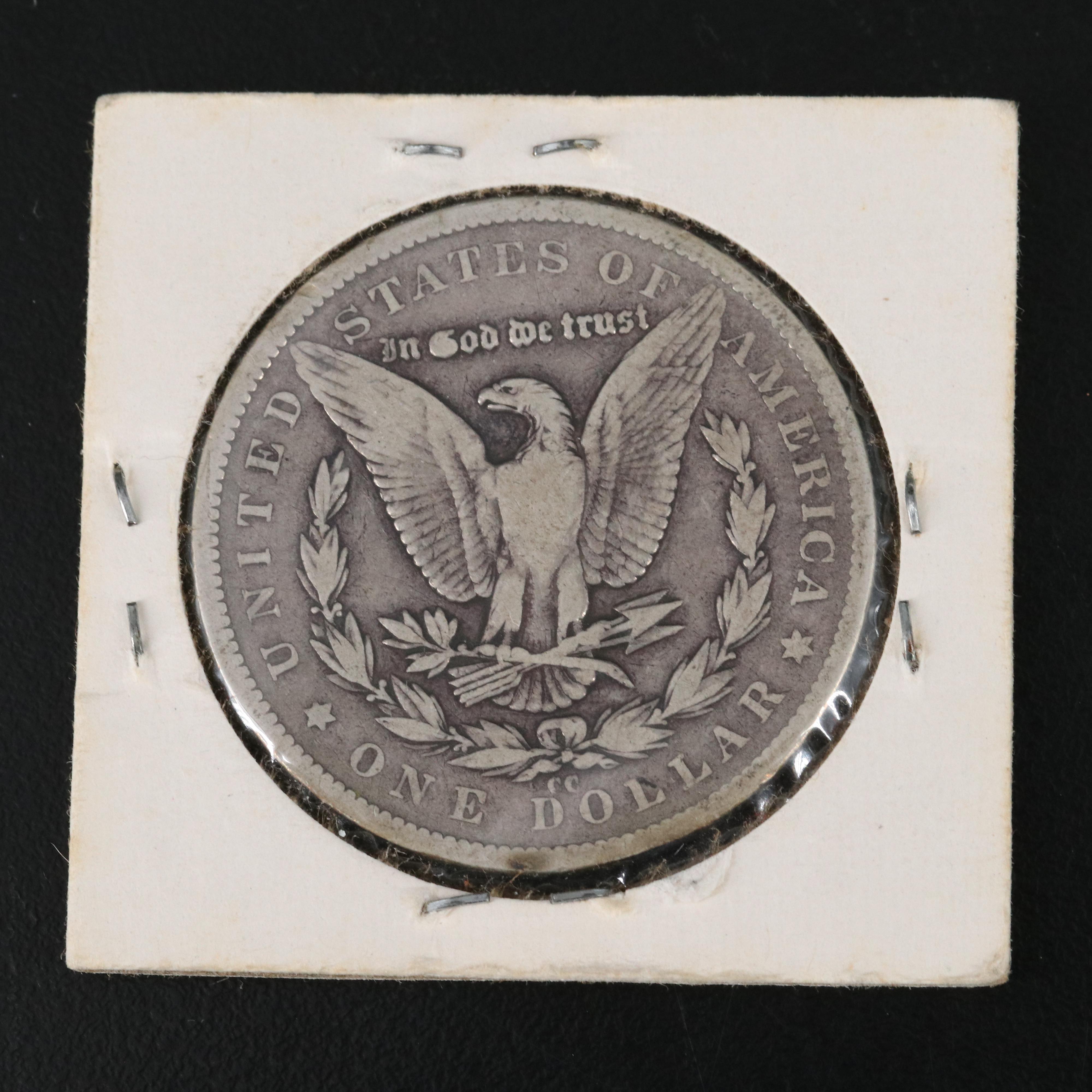 Key Date Low Mintage 1879-CC Morgan Silver Dollar