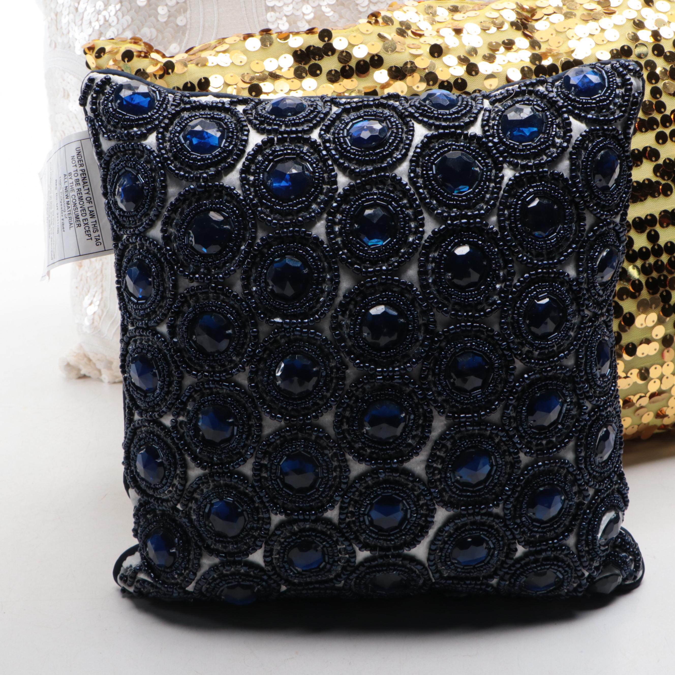 Thro Polyester Pillow with Nicole Miller Fabric Pillow and More