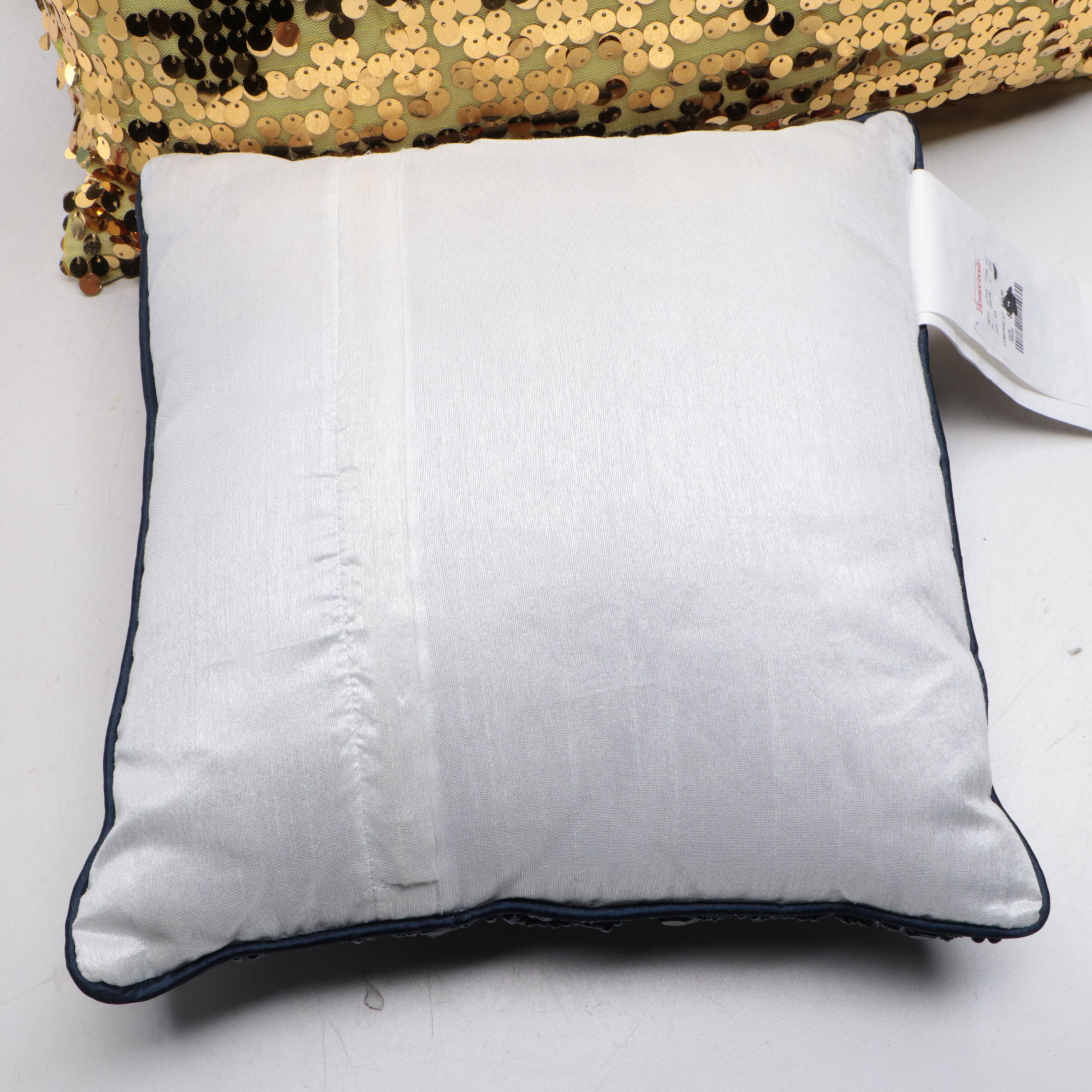 Thro Polyester Pillow with Nicole Miller Fabric Pillow and More