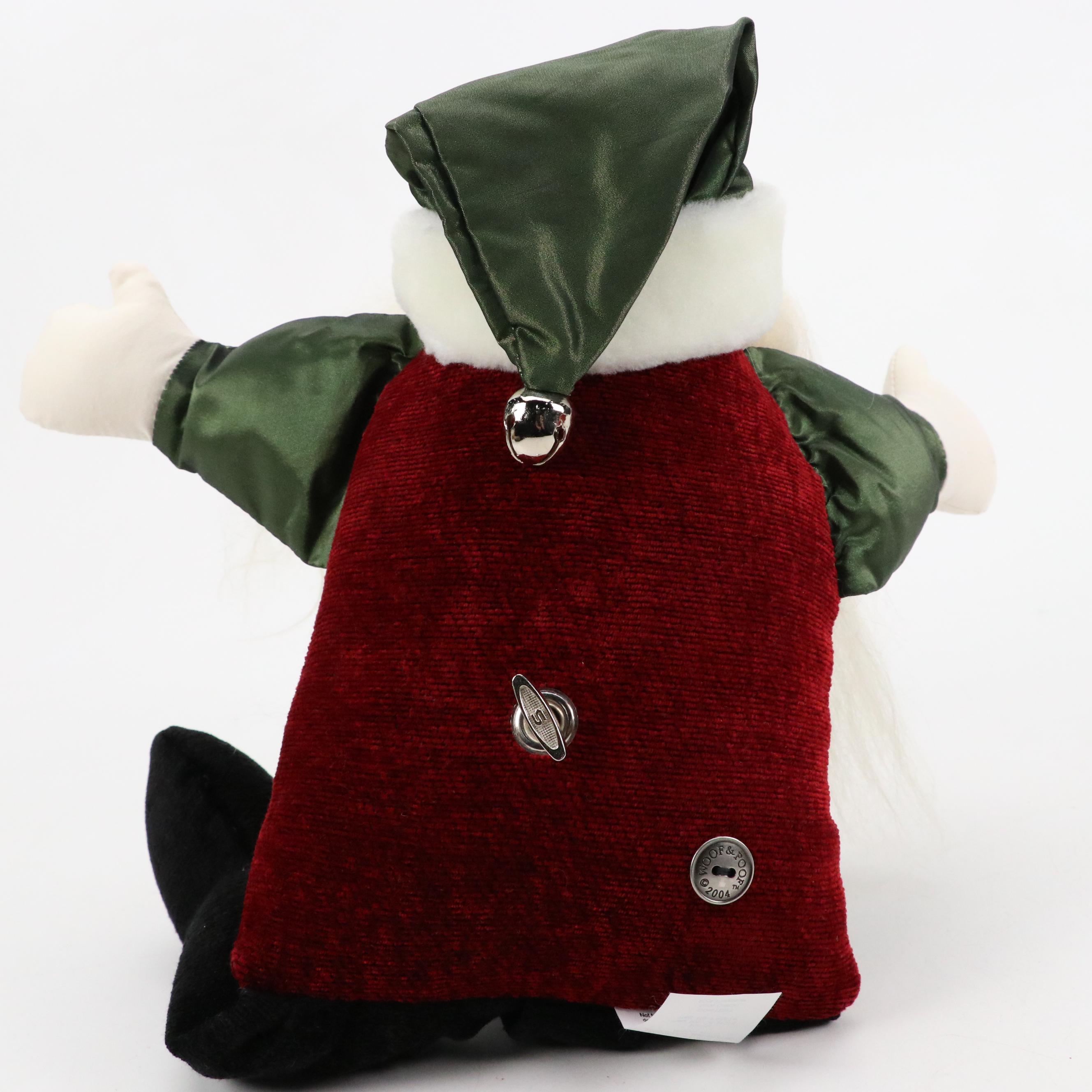 Woof & Poof Musical Santa Dolls Set