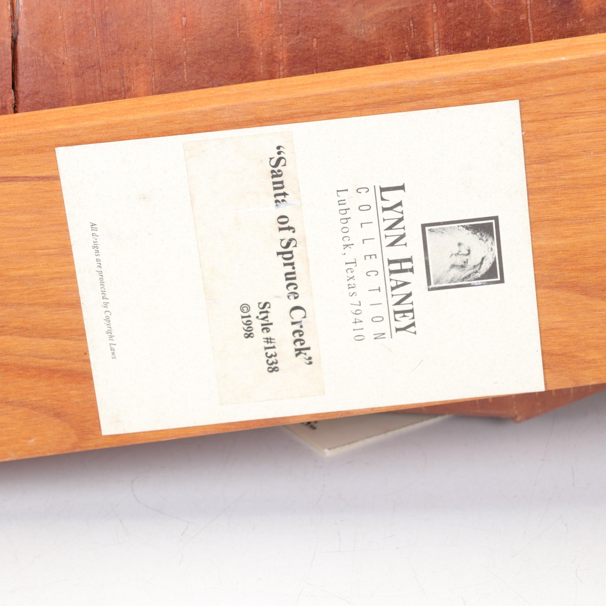 Lynn Haney "Santa of Spruce Creek" Santa in Canoe Figurine,1998