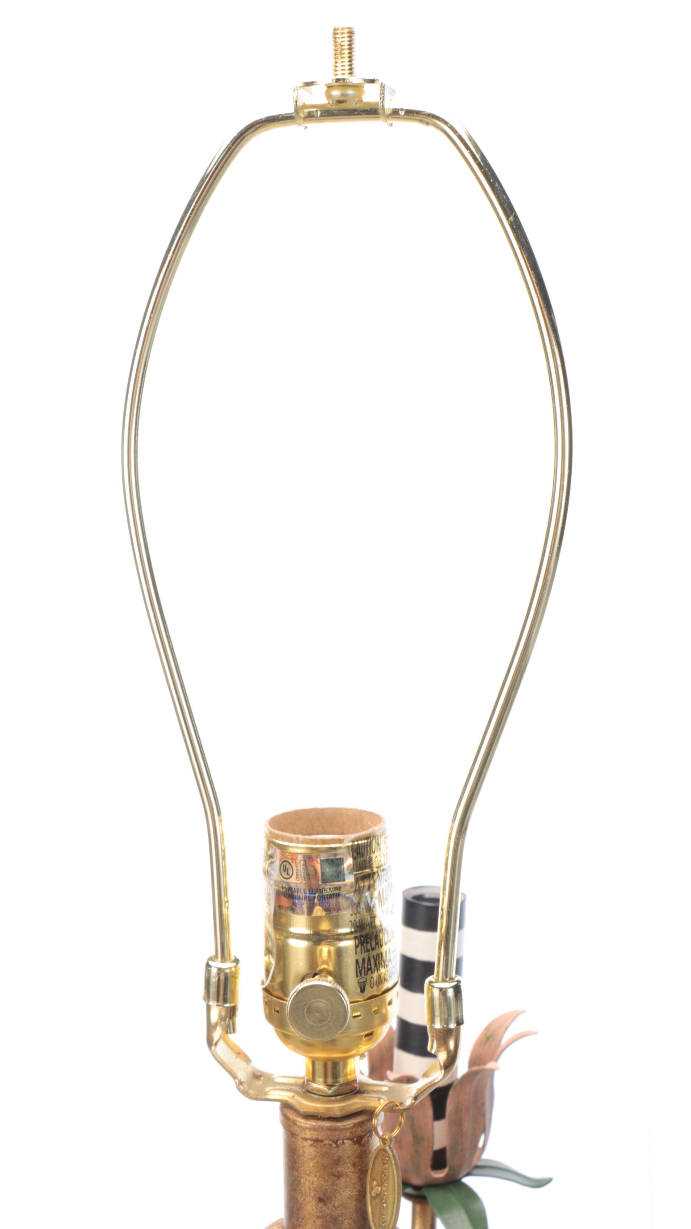 MacKenzie-Childs "Paradise" Floor Lamp with Beaded Beetle Shade, 21st Century