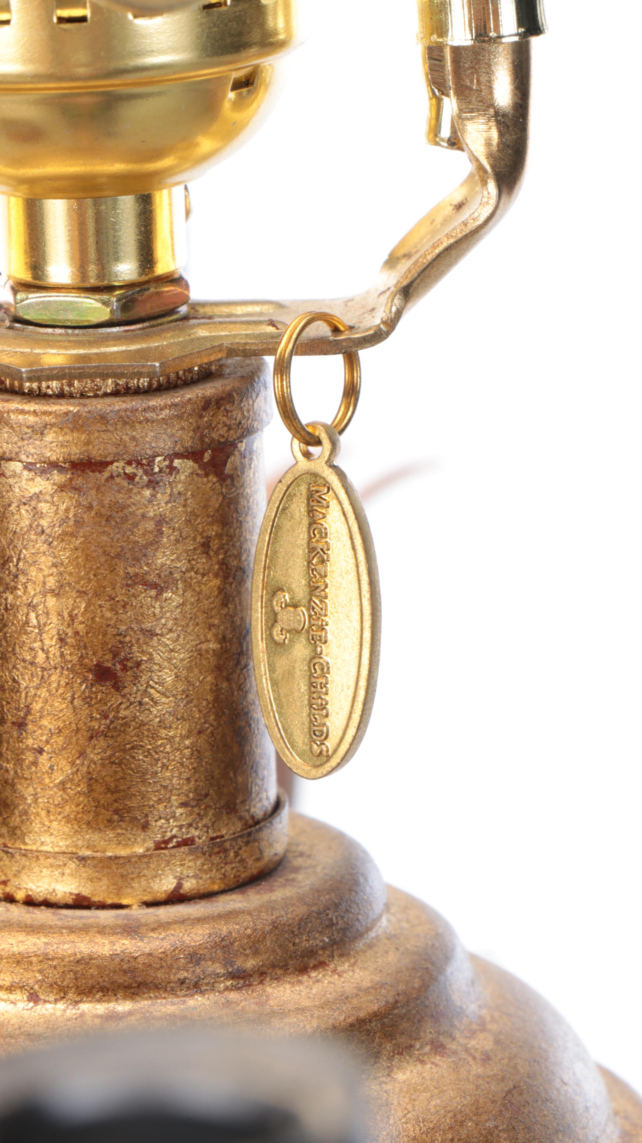 MacKenzie-Childs "Paradise" Floor Lamp with Beaded Beetle Shade, 21st Century