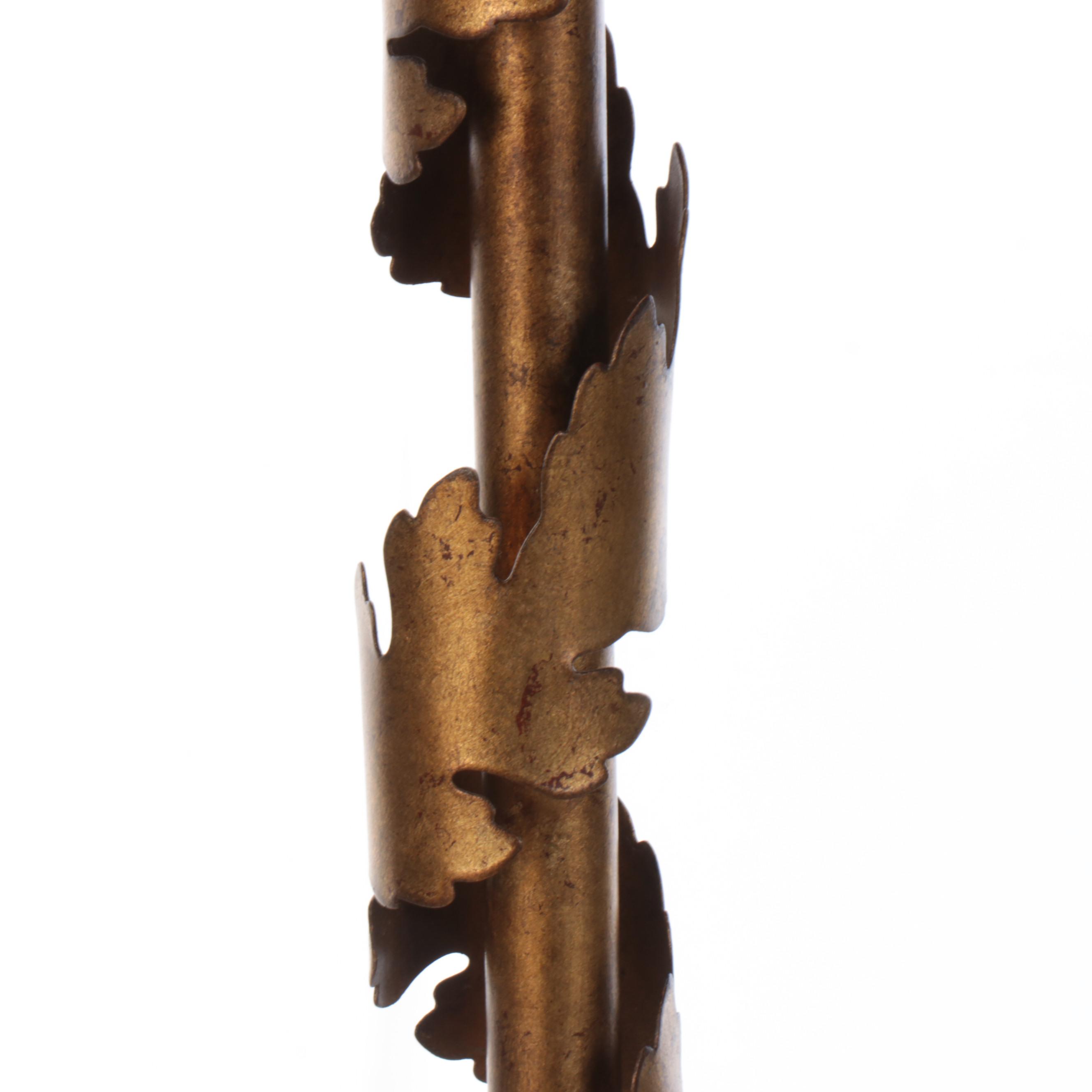 MacKenzie-Childs "Paradise" Floor Lamp with Beaded Beetle Shade, 21st Century