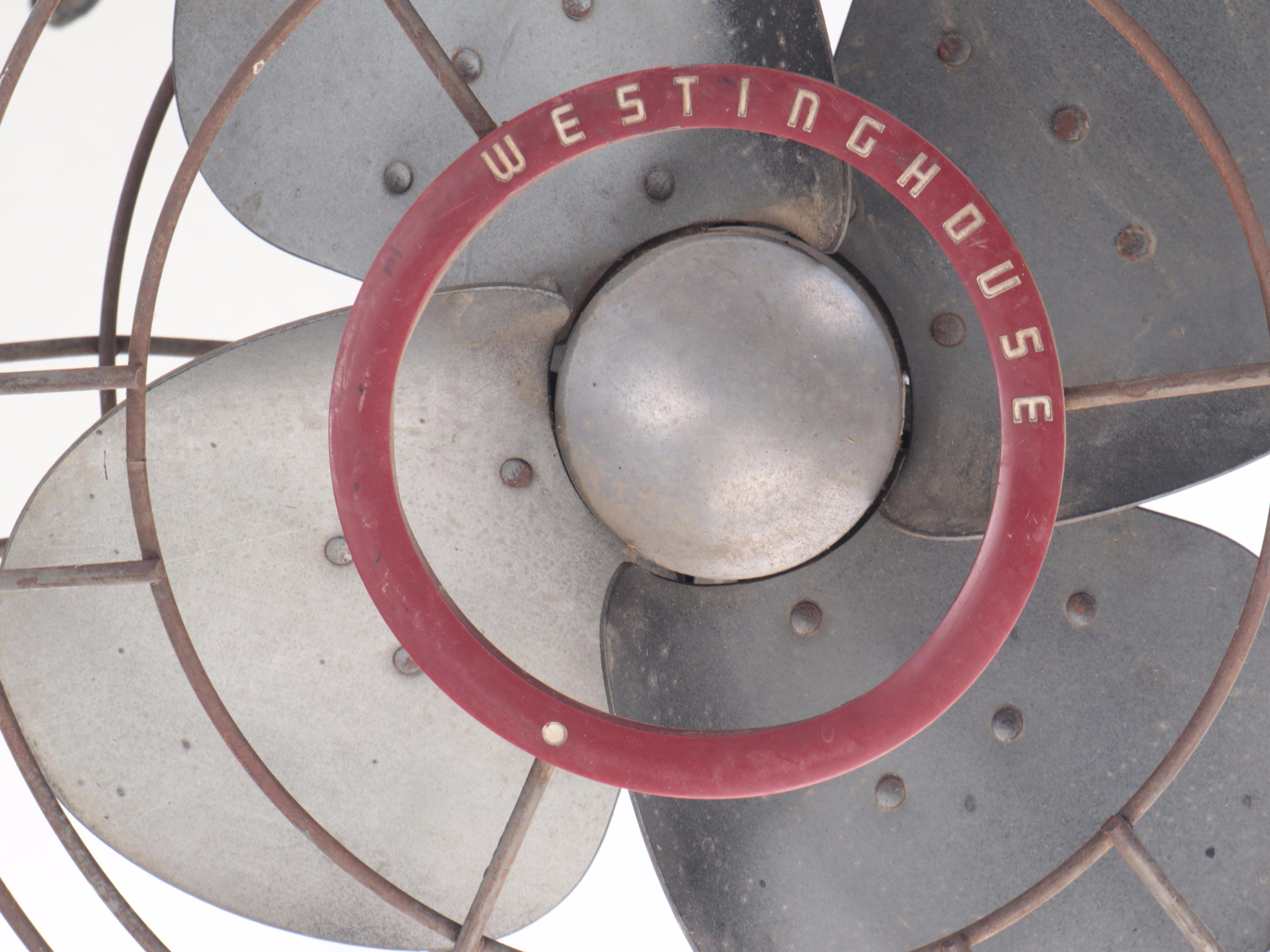 Westinghouse and J.C. Penney Metal Desk Fans, Early/ Mid-20th Century