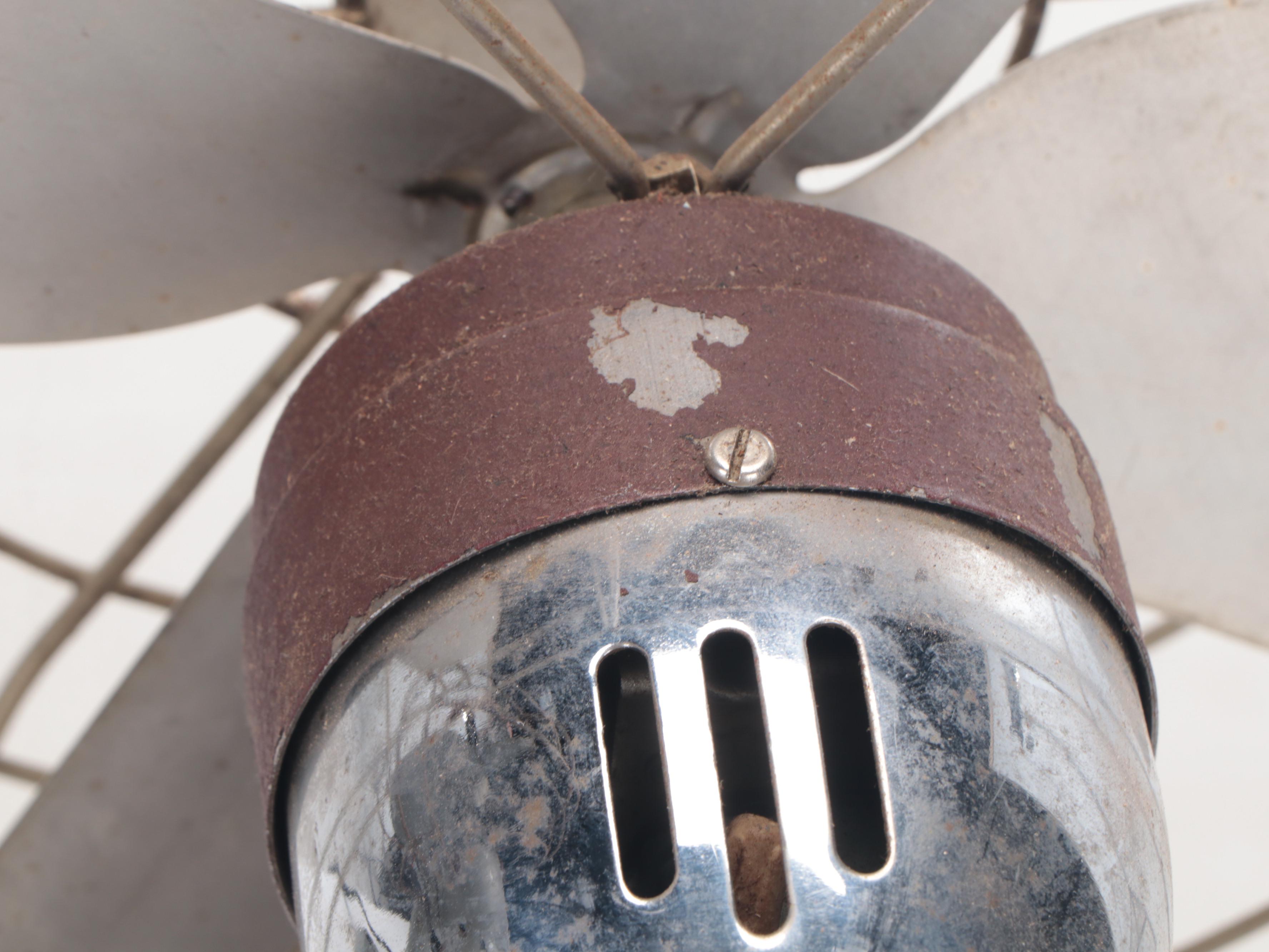 Westinghouse and J.C. Penney Metal Desk Fans, Early/ Mid-20th Century