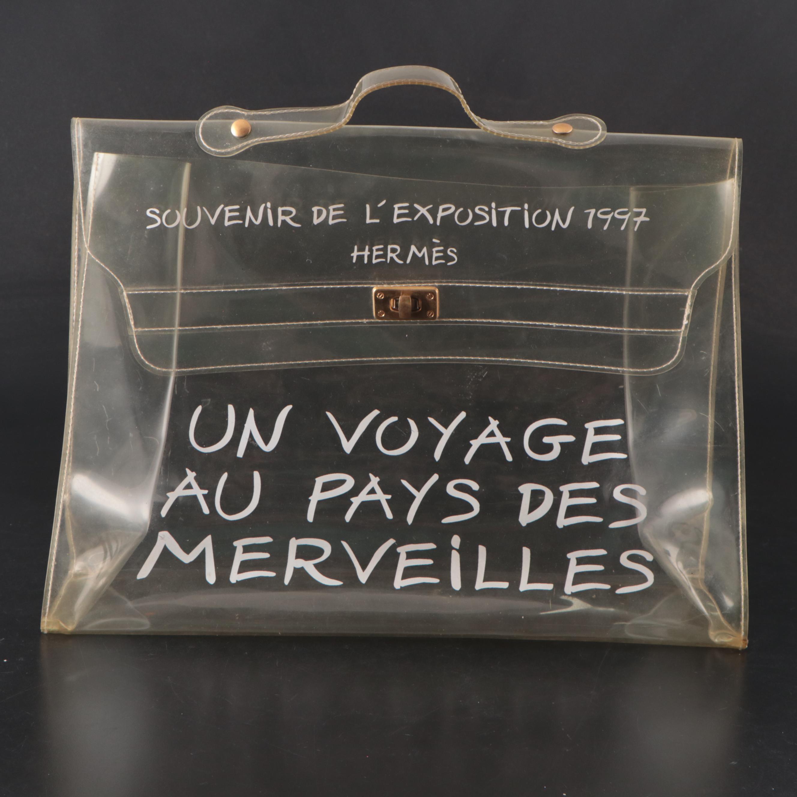 Hermès Kelly Souvenir de L'Exposition Handbag in Vinyl