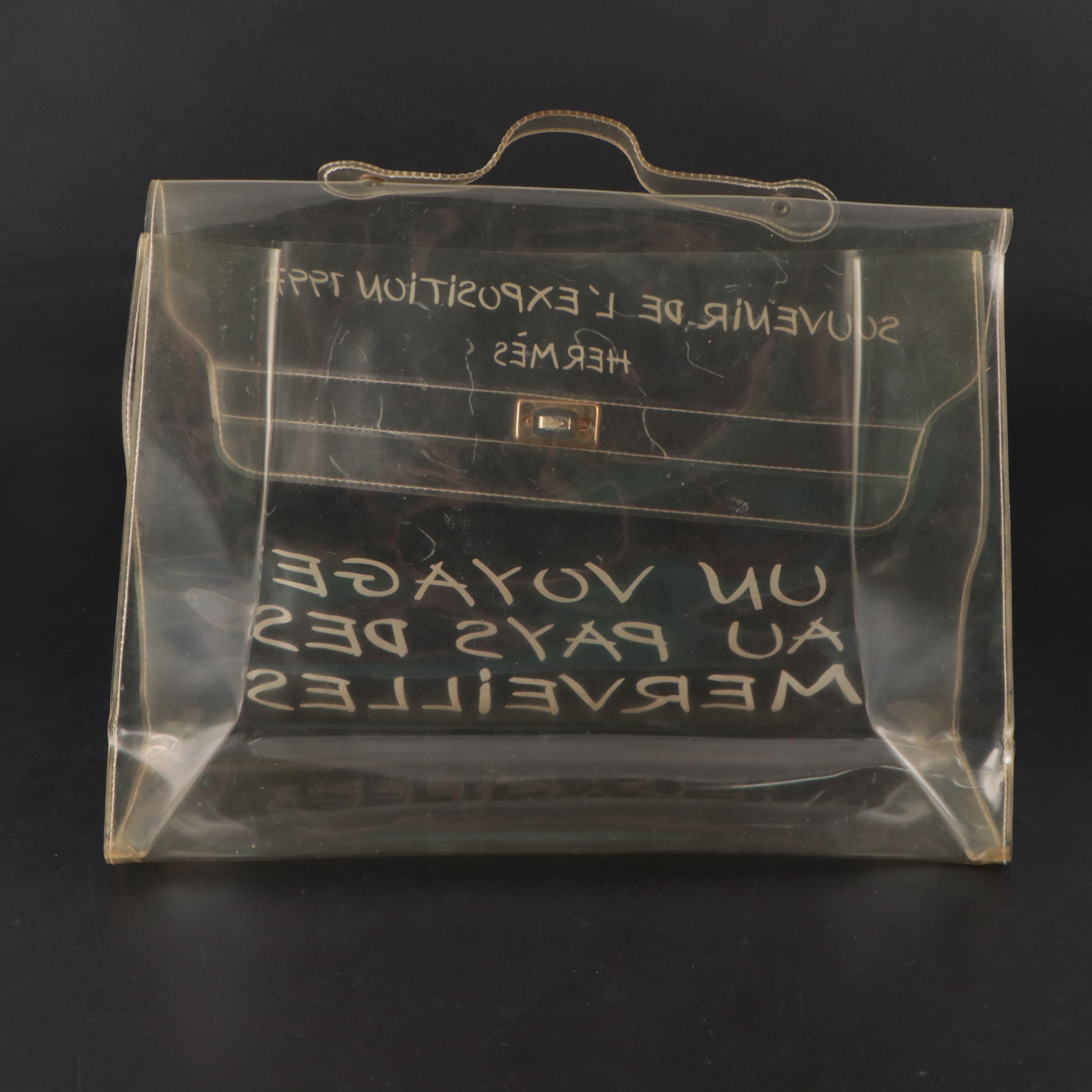Hermès Kelly Souvenir de L'Exposition Handbag in Vinyl