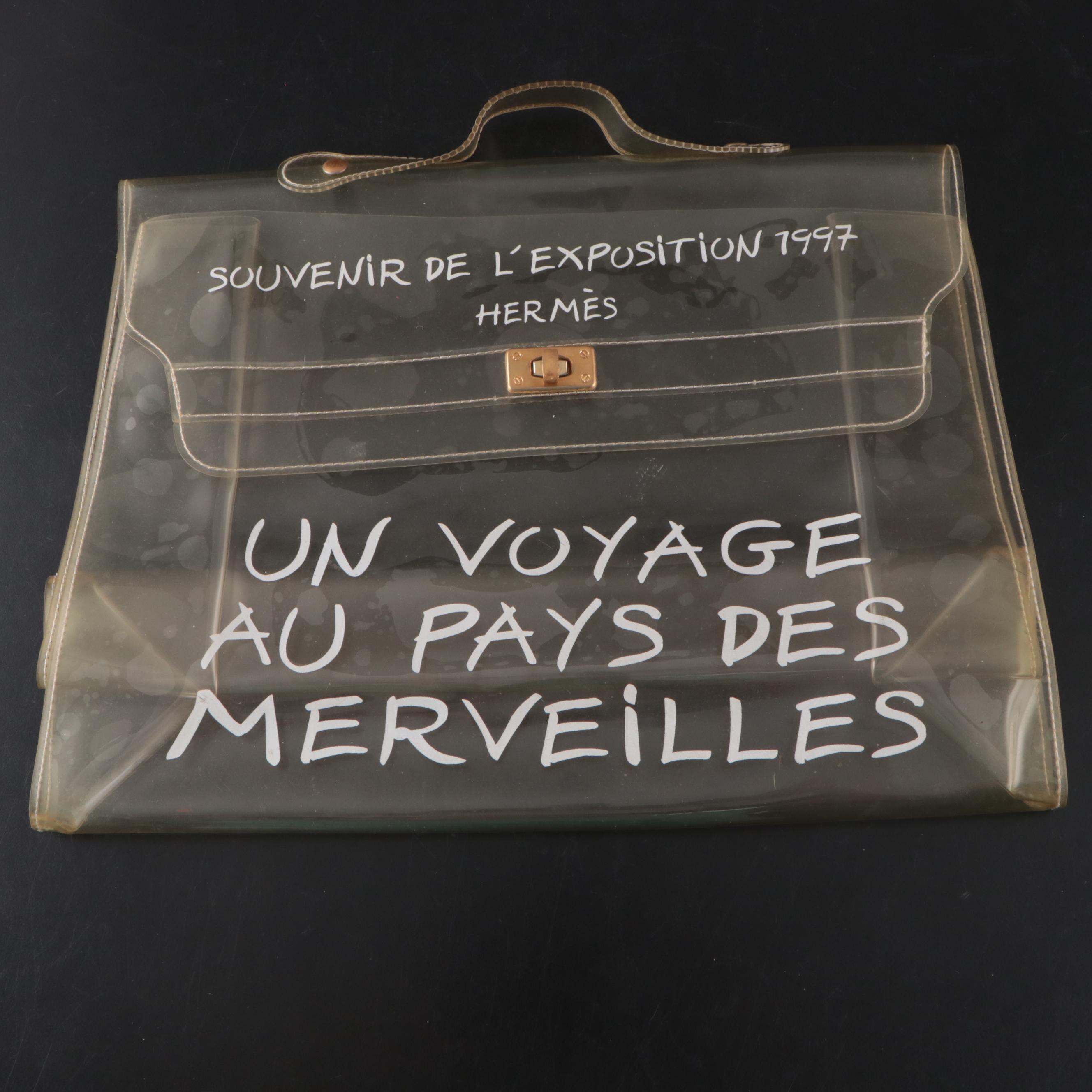 Hermès Kelly Souvenir de L'Exposition Handbag in Vinyl
