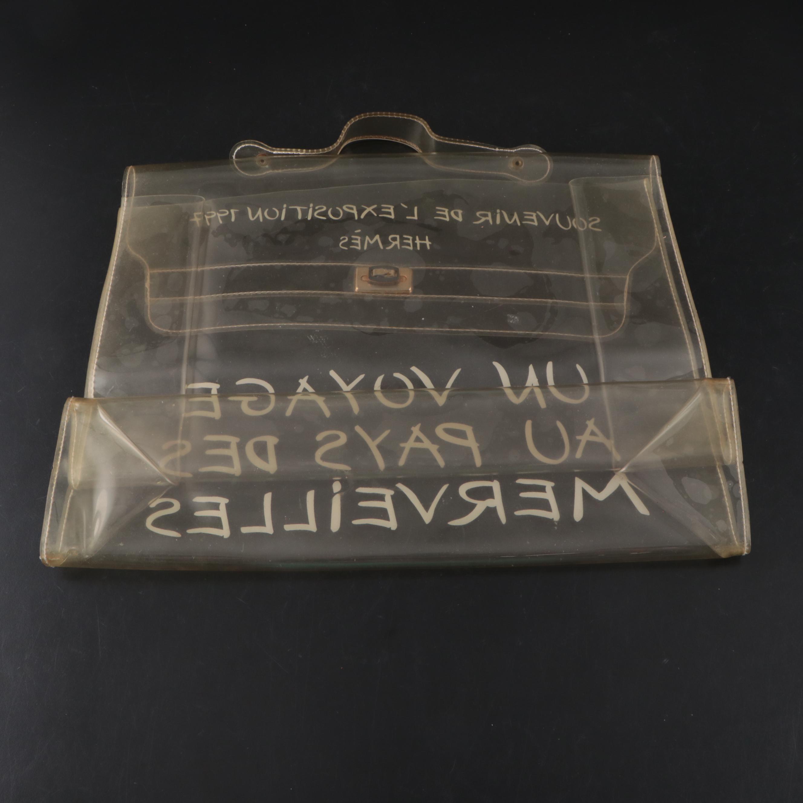 Hermès Kelly Souvenir de L'Exposition Handbag in Vinyl