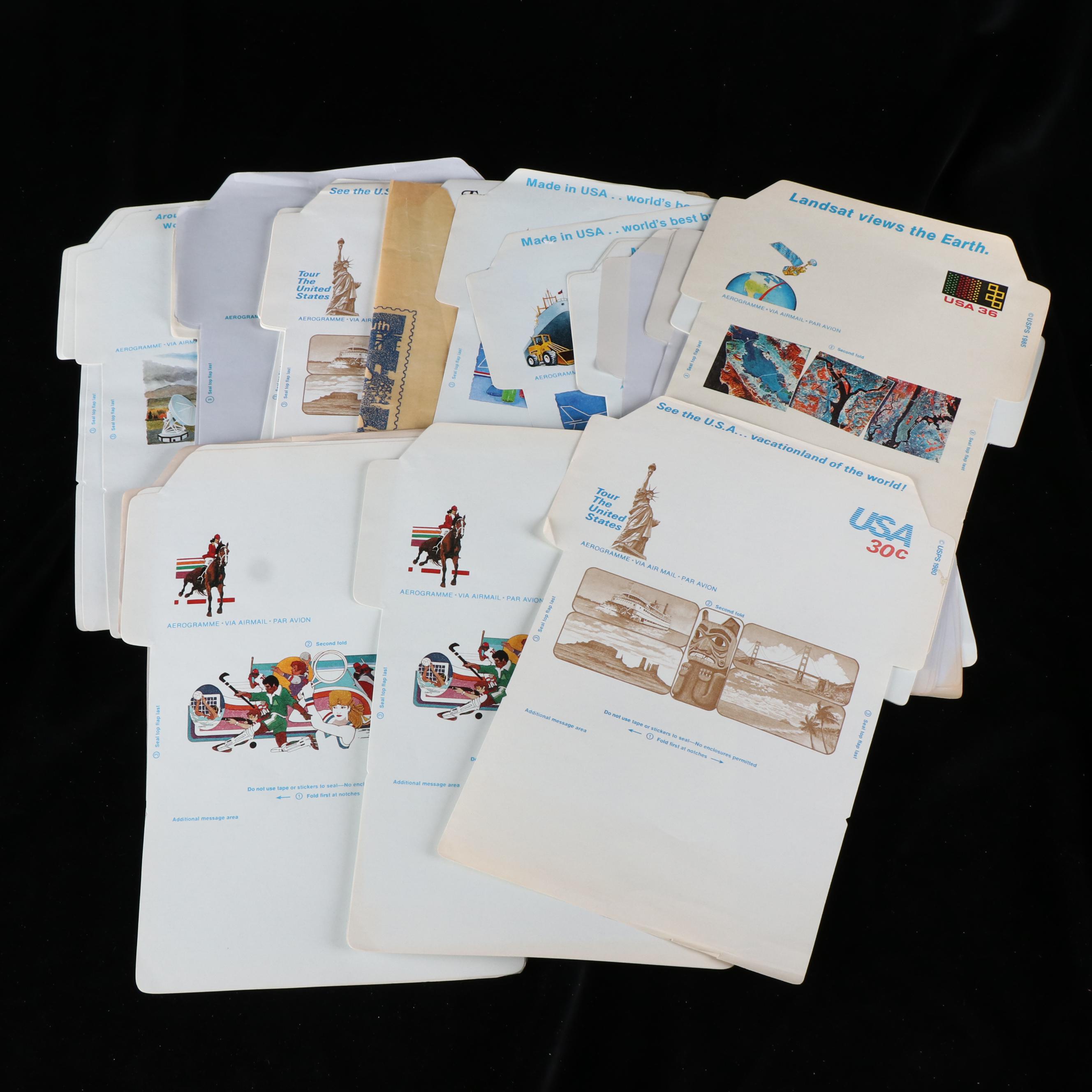 Group of World Postal Covers, U.S. Postage Stamps, Postal Covers, Airmail & More