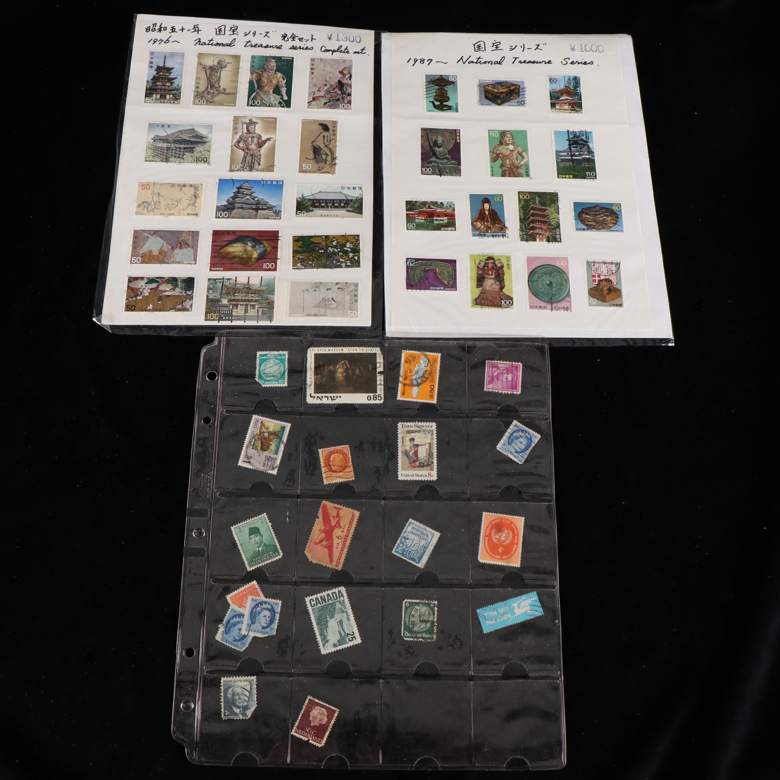Group of World Postal Covers, U.S. Postage Stamps, Postal Covers, Airmail & More