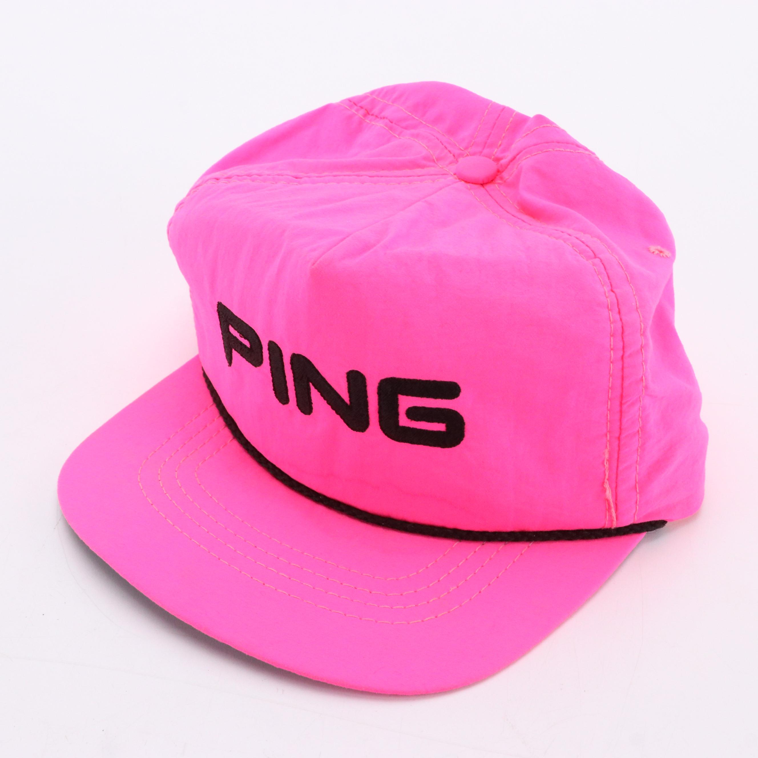 Nike Knit Beanie with PING Logo Ball Caps and Visor